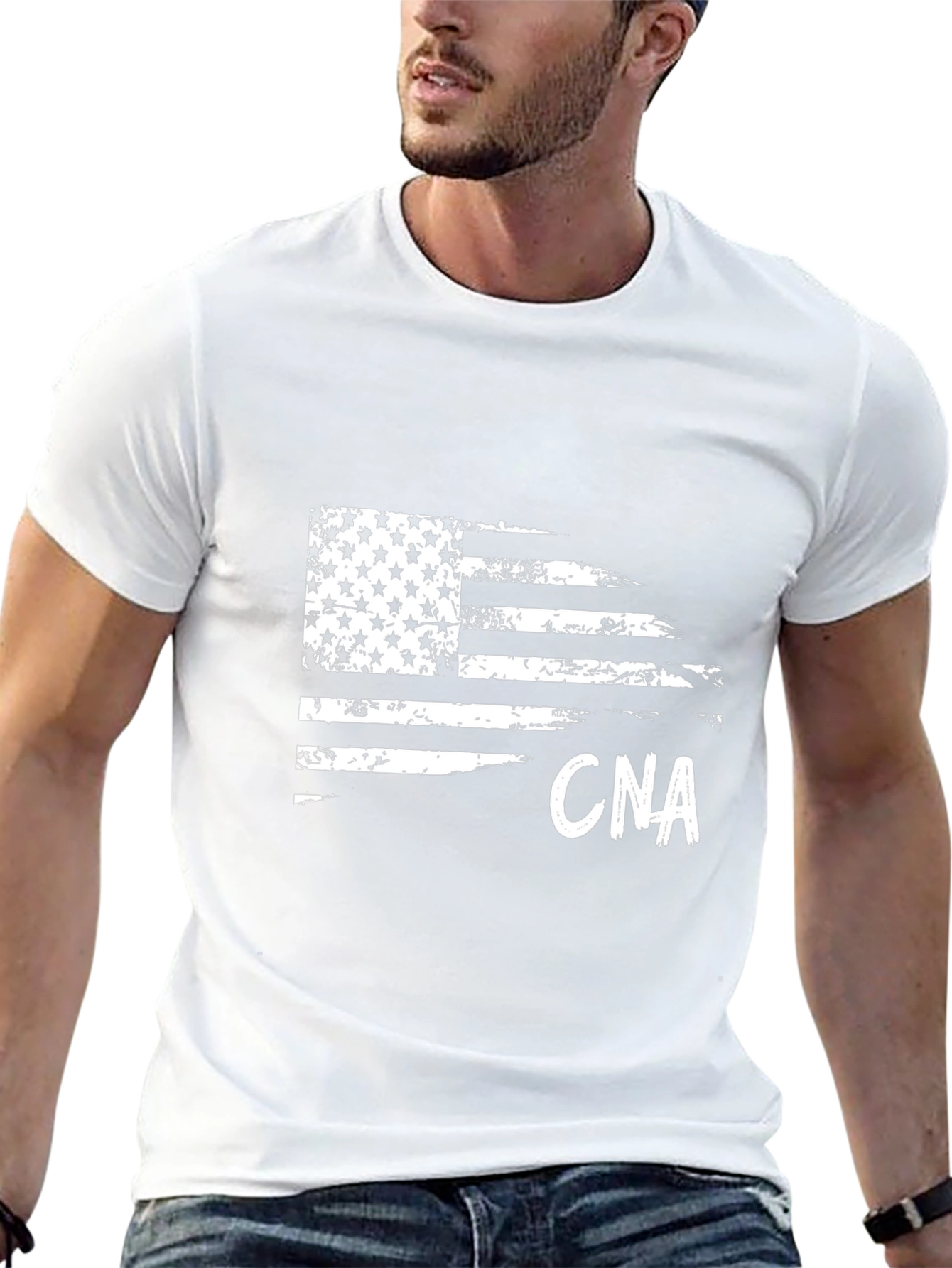 CNA American Flag Patriotic T-Shirt