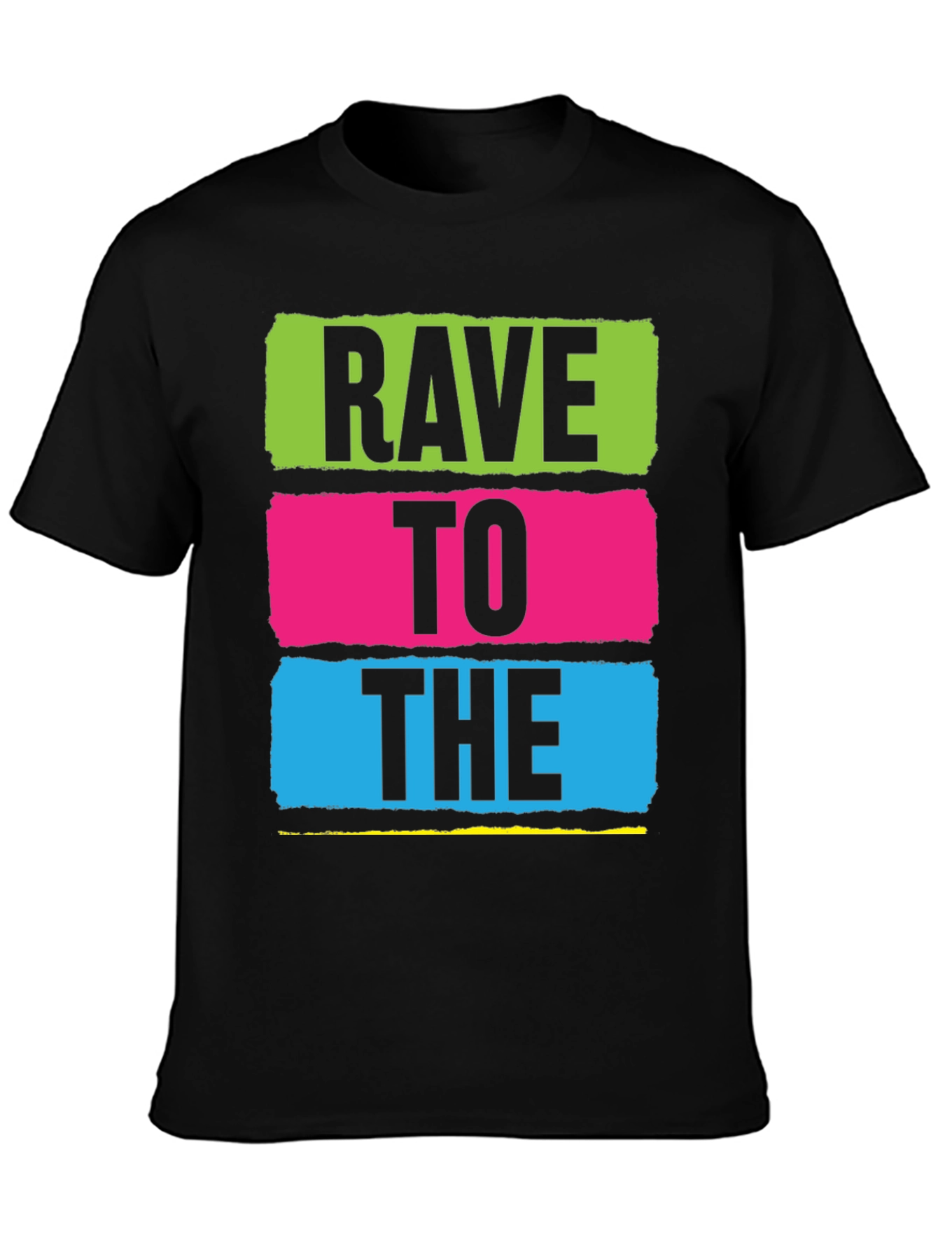 Rave To The Graphic Tee - Vibrant Party T-Shirt