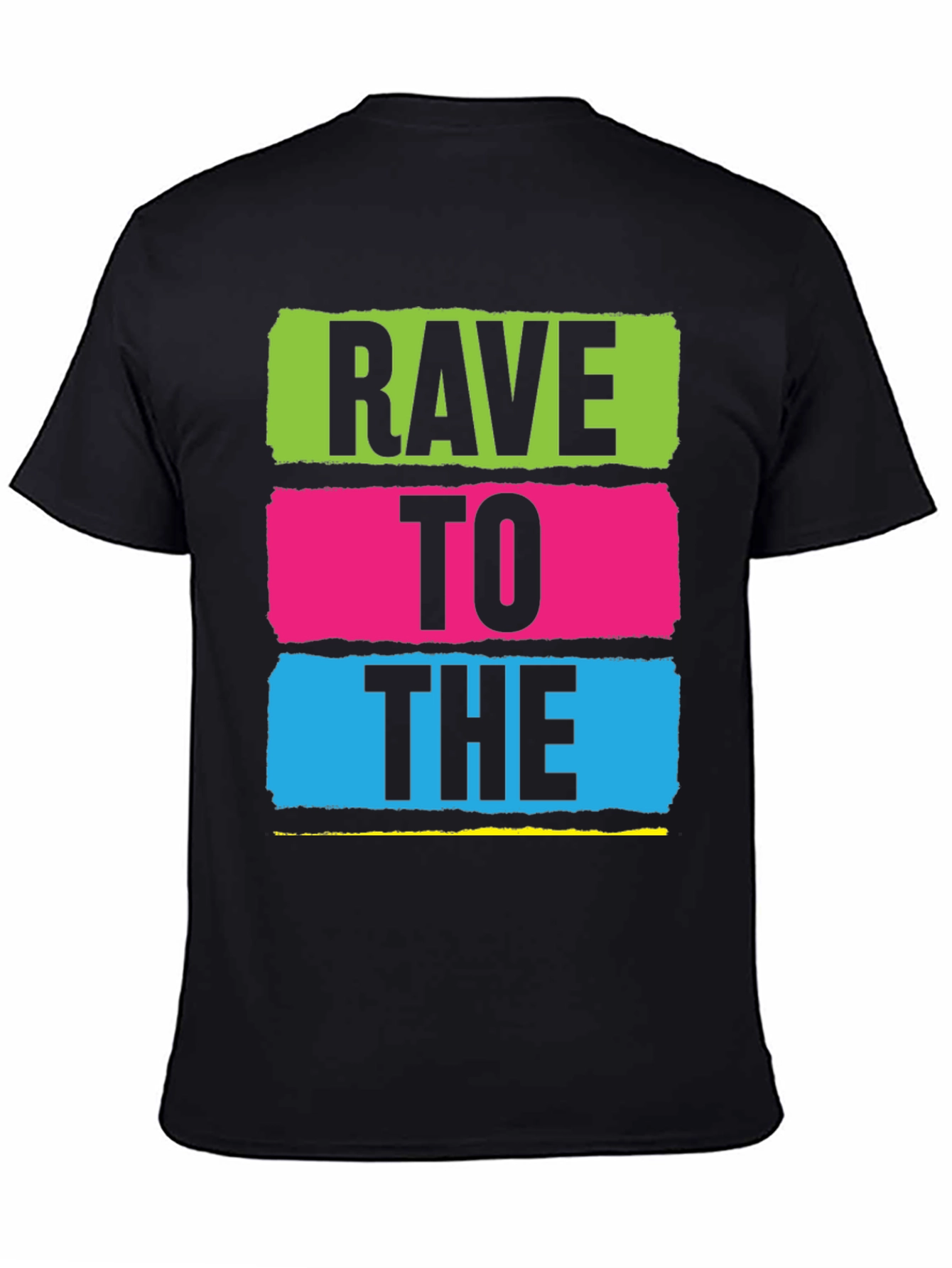 Rave To The Graphic Tee - Vibrant Party T-Shirt