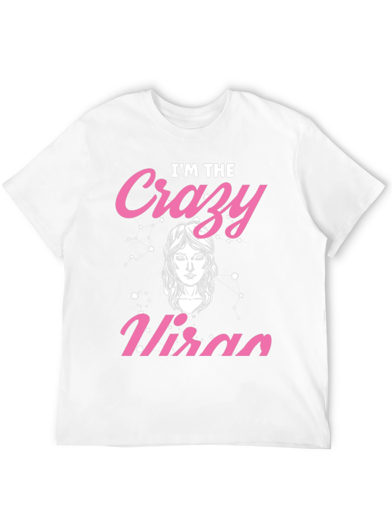 Crazy Virgo Black T-Shirt for Women