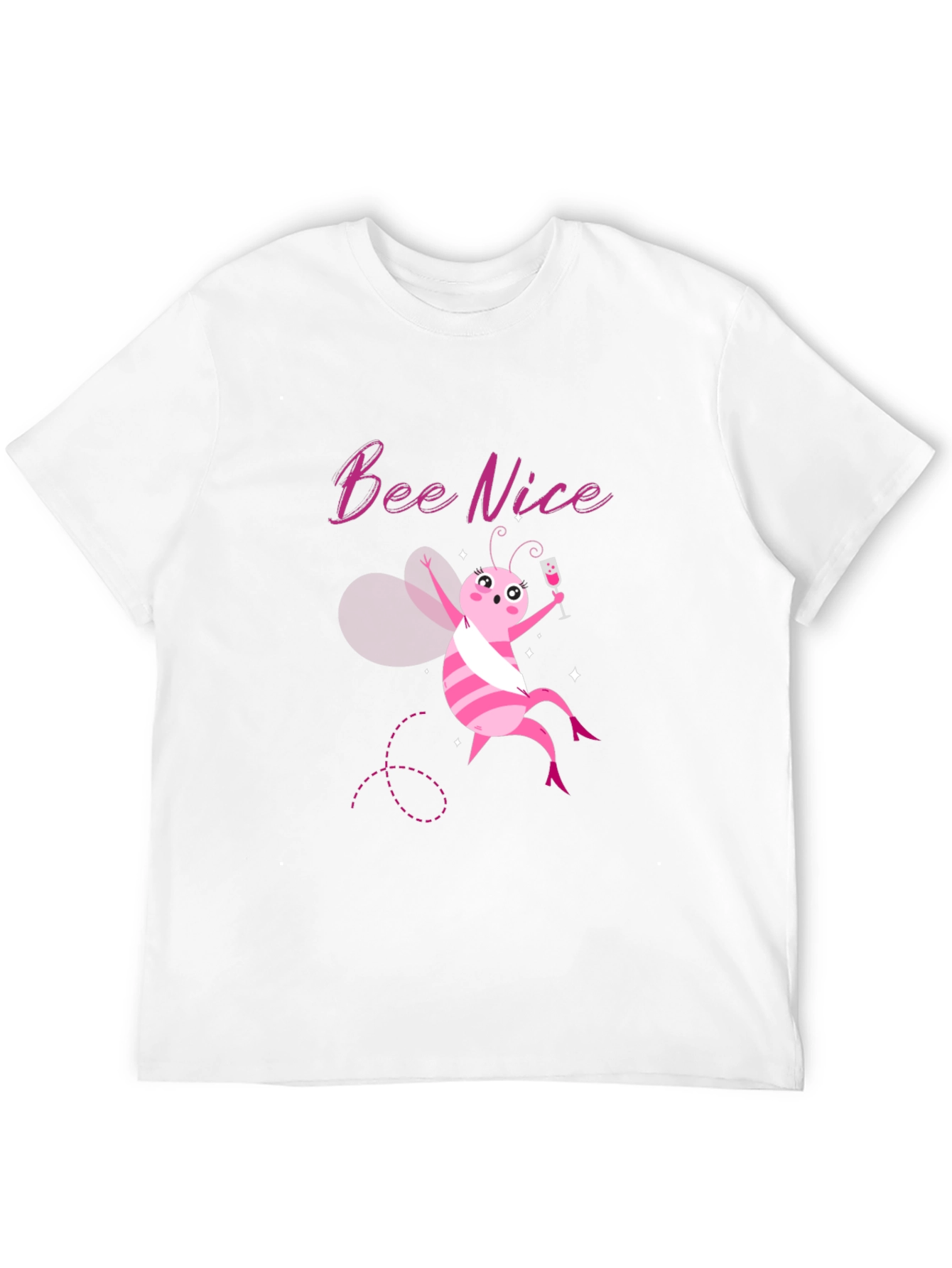 Bee Nice Graphic T-Shirt - Funny Cute Tee
