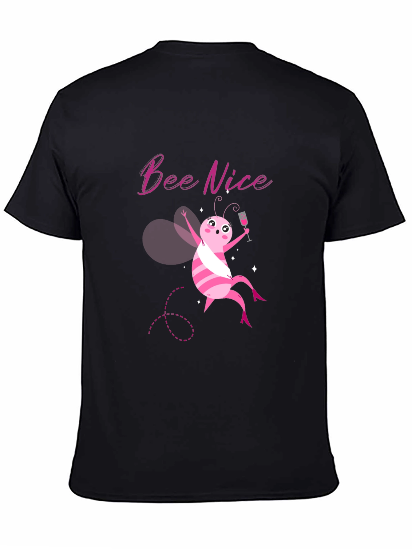 Bee Nice Graphic T-Shirt - Funny Cute Tee