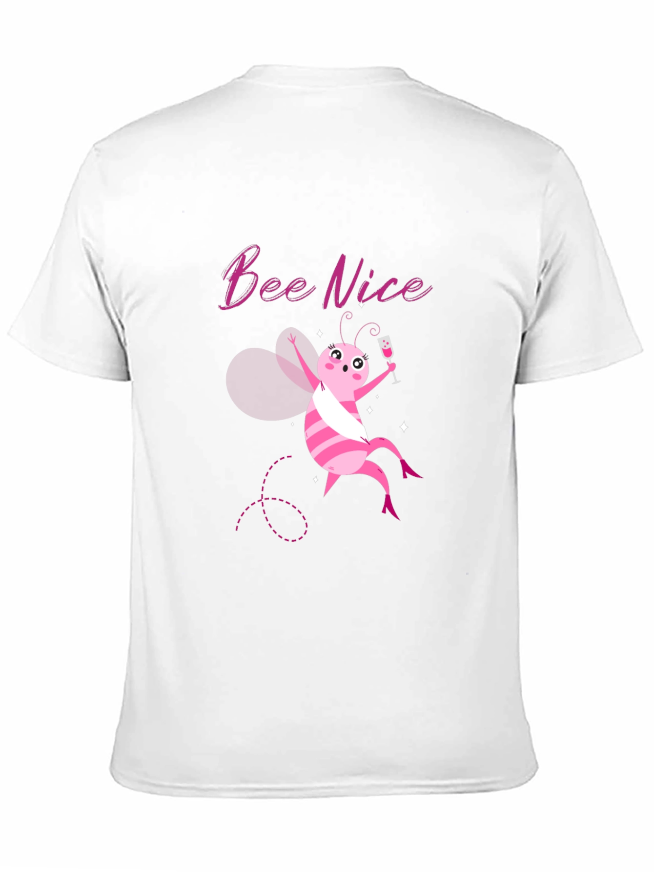 Bee Nice Graphic T-Shirt - Funny Cute Tee