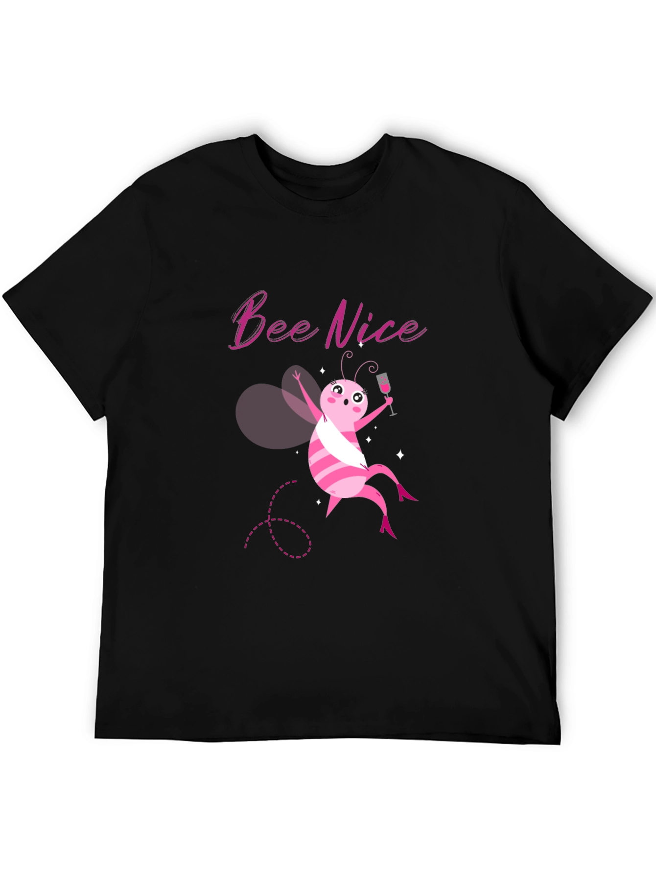 Bee Nice Graphic T-Shirt - Funny Cute Tee