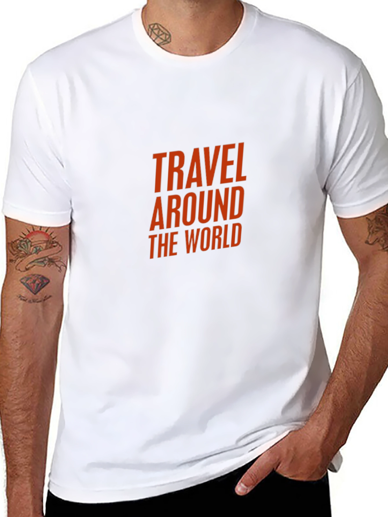 Travel Around the World Graphic Tee