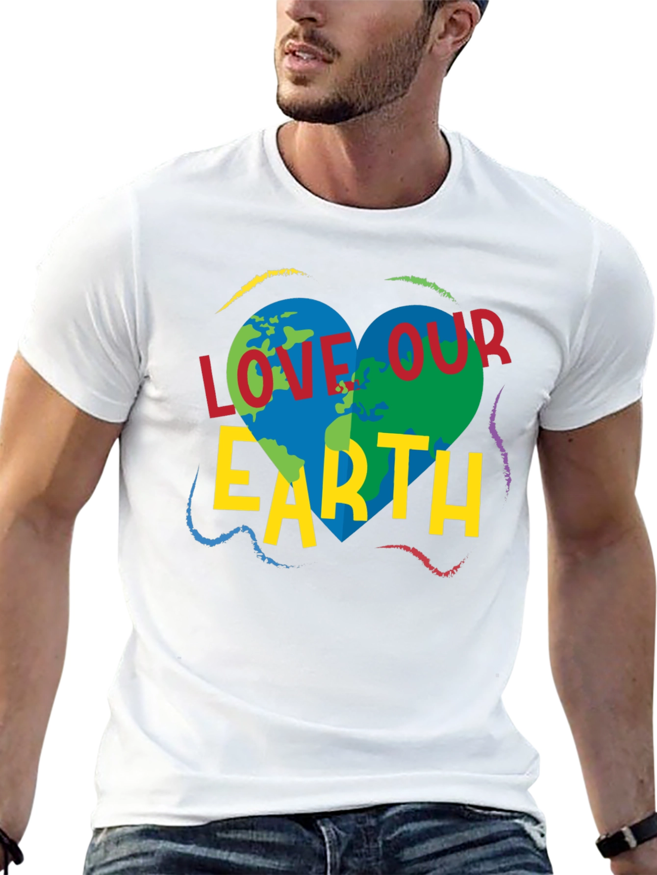 Love Our Earth T-Shirt - Environmental Awareness Tee