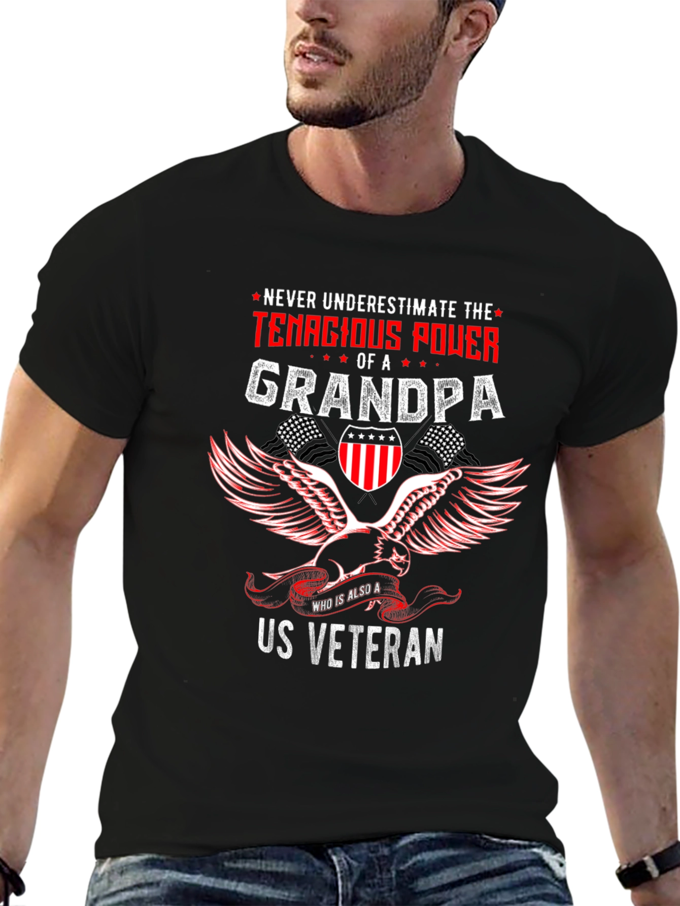 US Veteran Grandpa T-Shirt