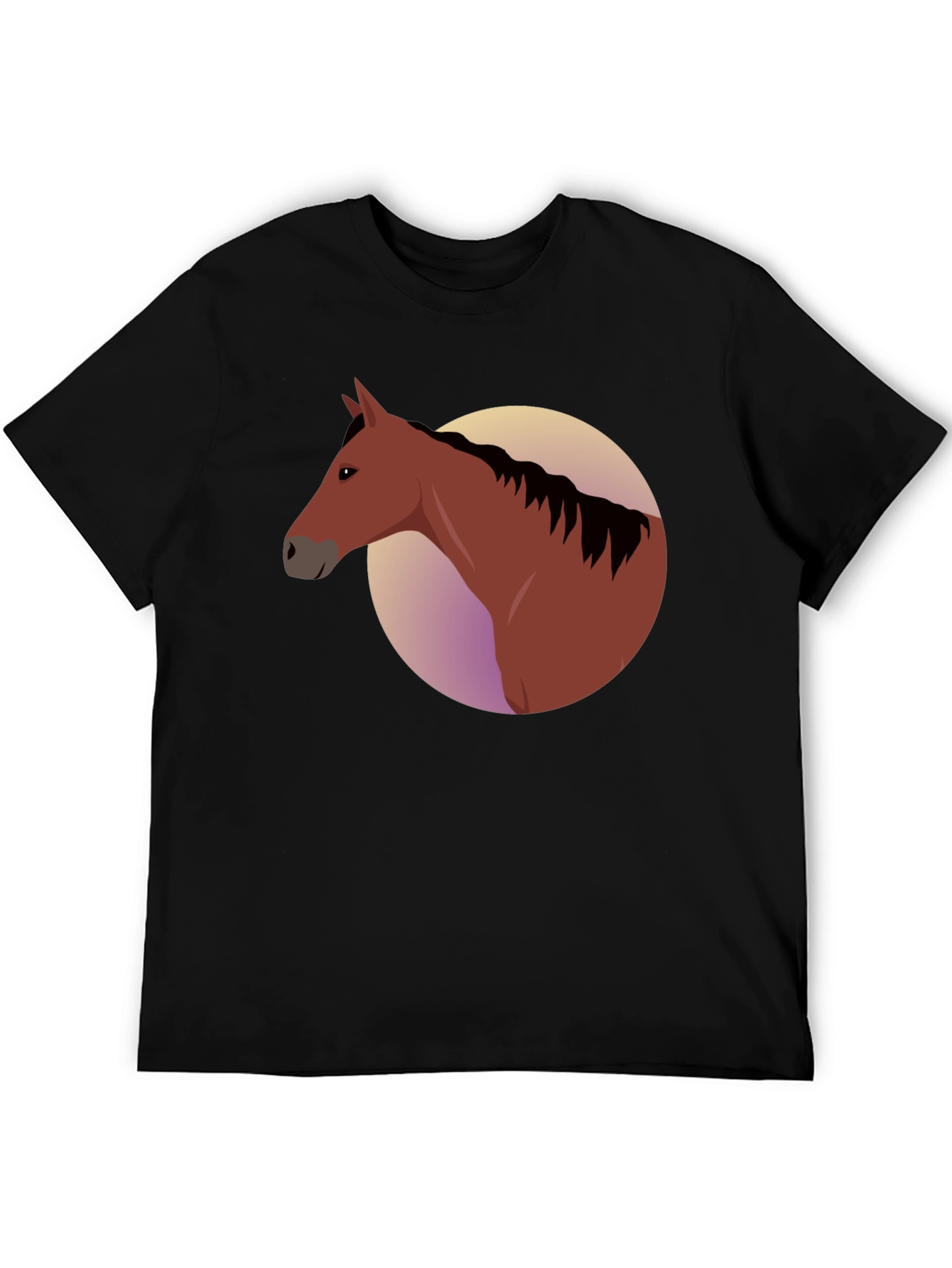 Equestrian Graphic Tee - Horse Portrait T-Shirt
