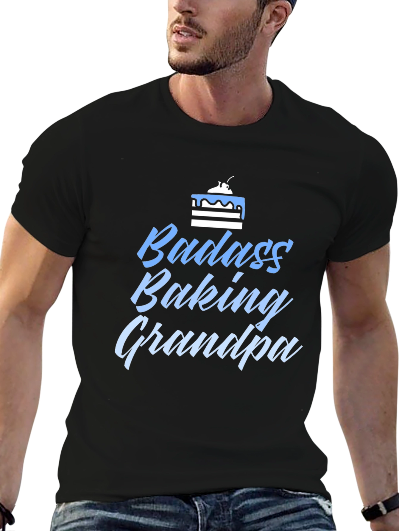 Badass Baking Grandpa T-Shirt