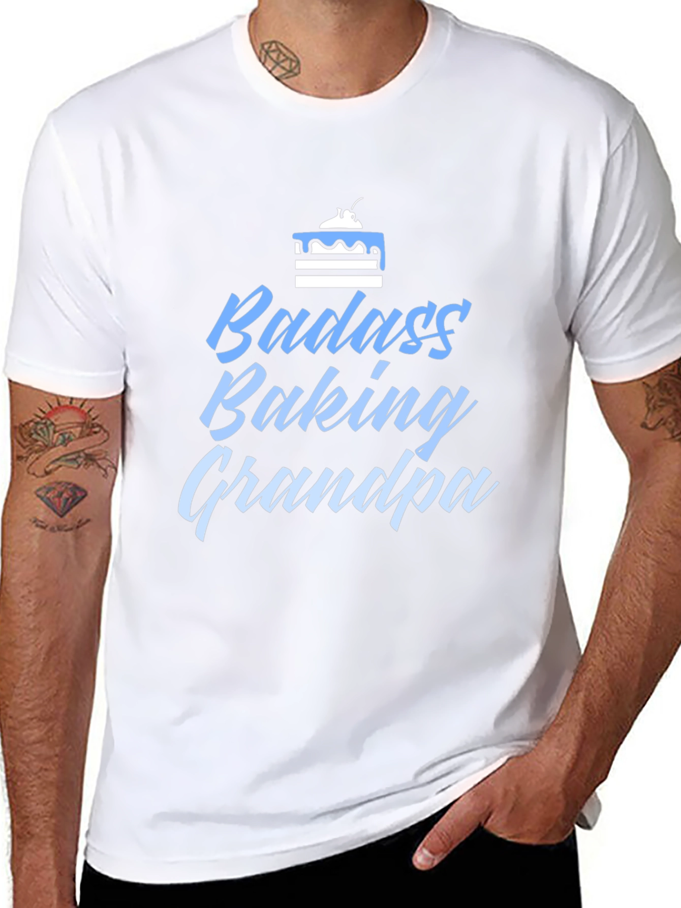 Badass Baking Grandpa T-Shirt