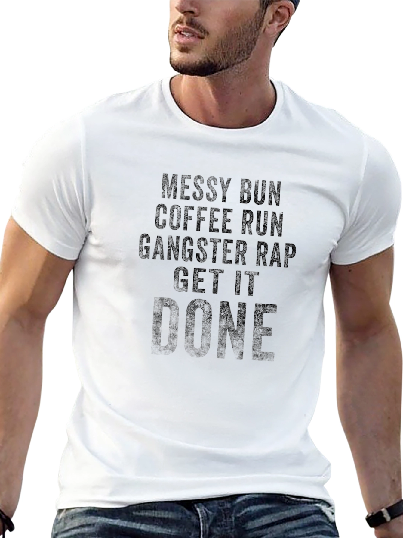 Messy Bun Coffee Run T-Shirt