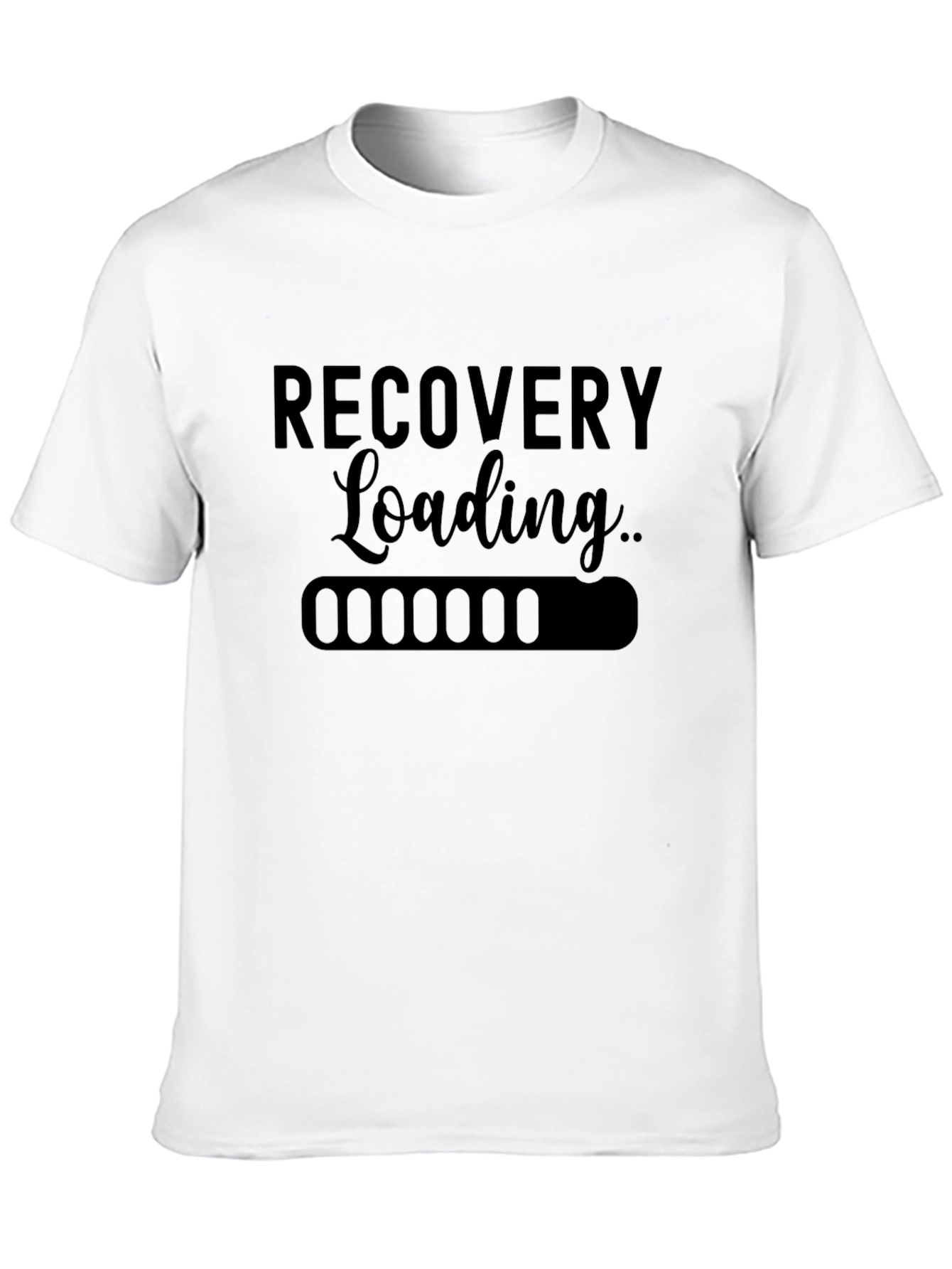 Recovery Loading Black Graphic T-Shirt