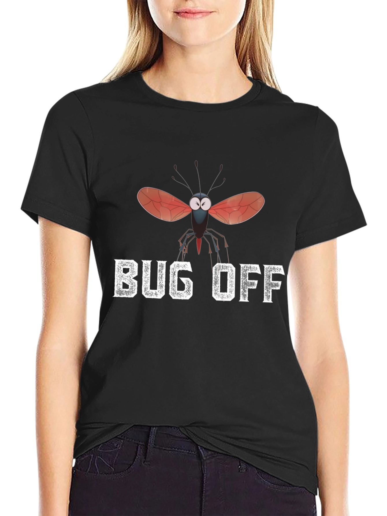 Bug Off Graphic Tee - Humor T-Shirt