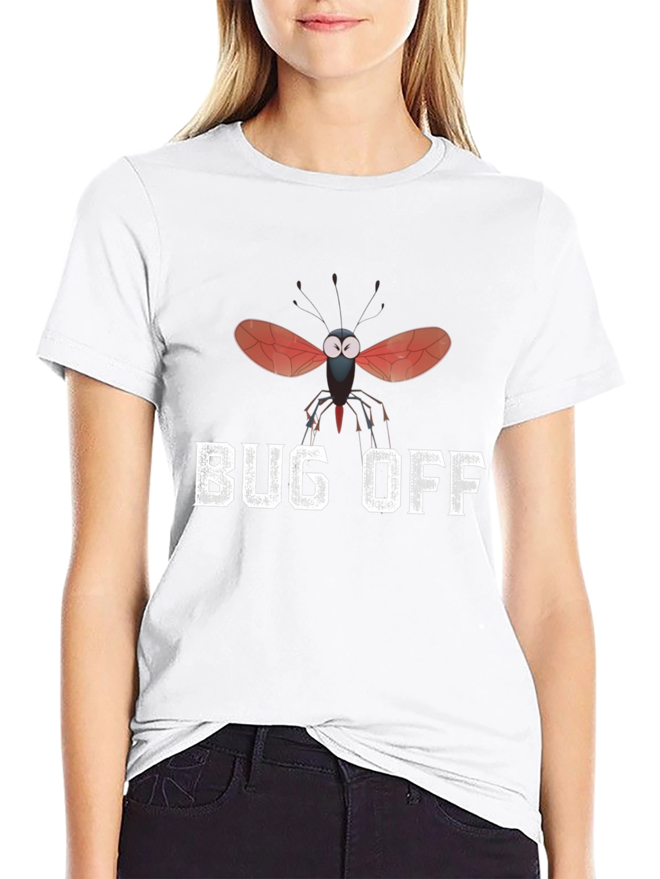 Bug Off Graphic Tee - Humor T-Shirt
