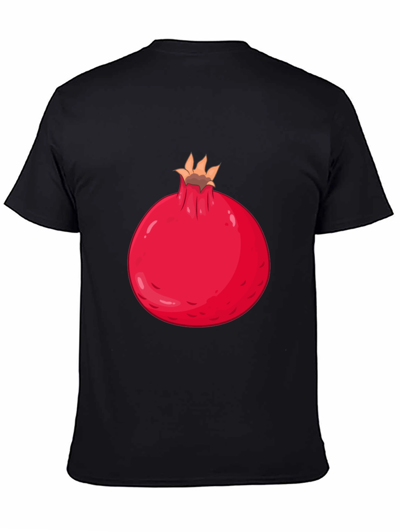 Pomegranate Graphic Black T-Shirt