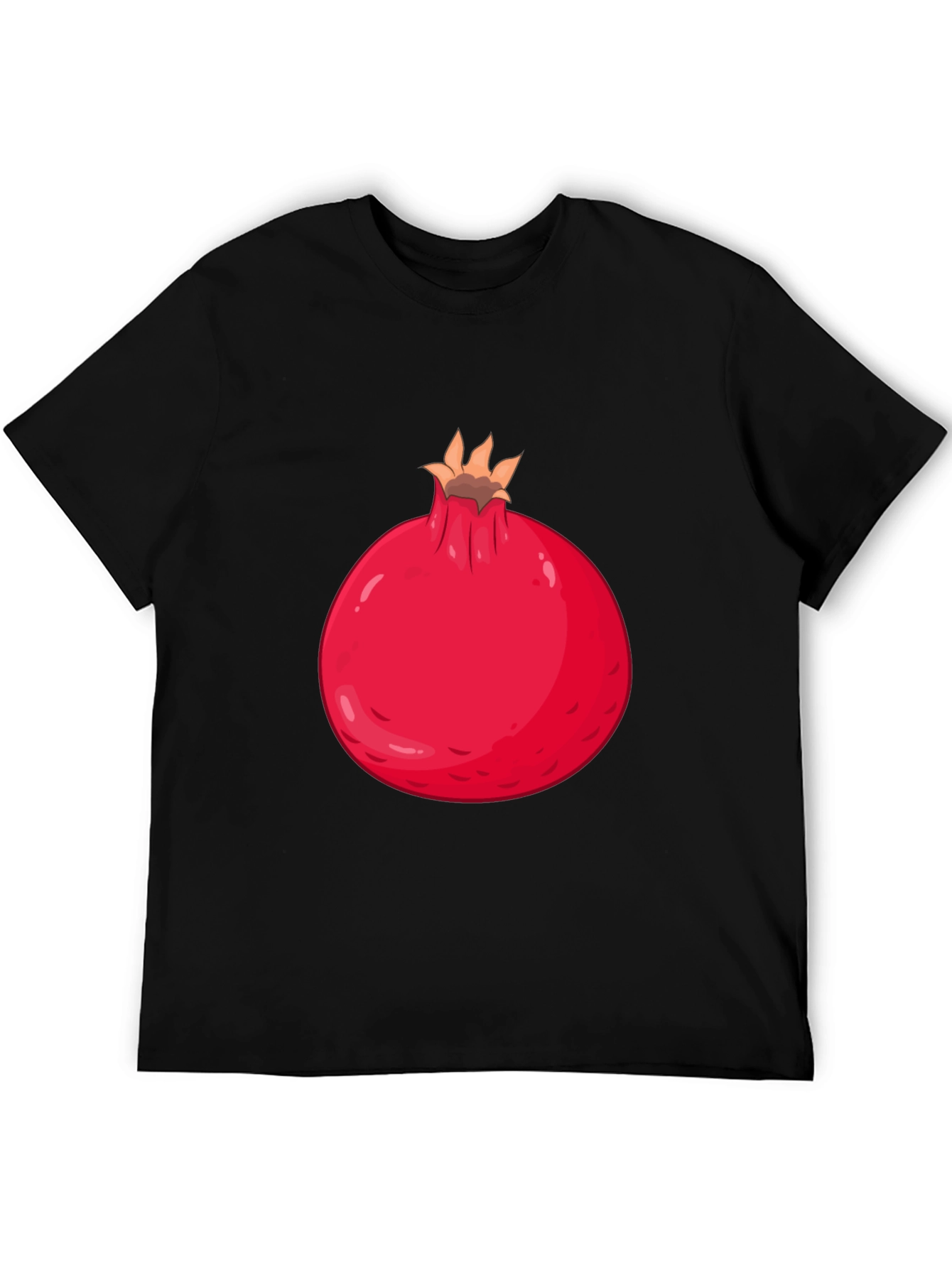 Pomegranate Graphic Black T-Shirt