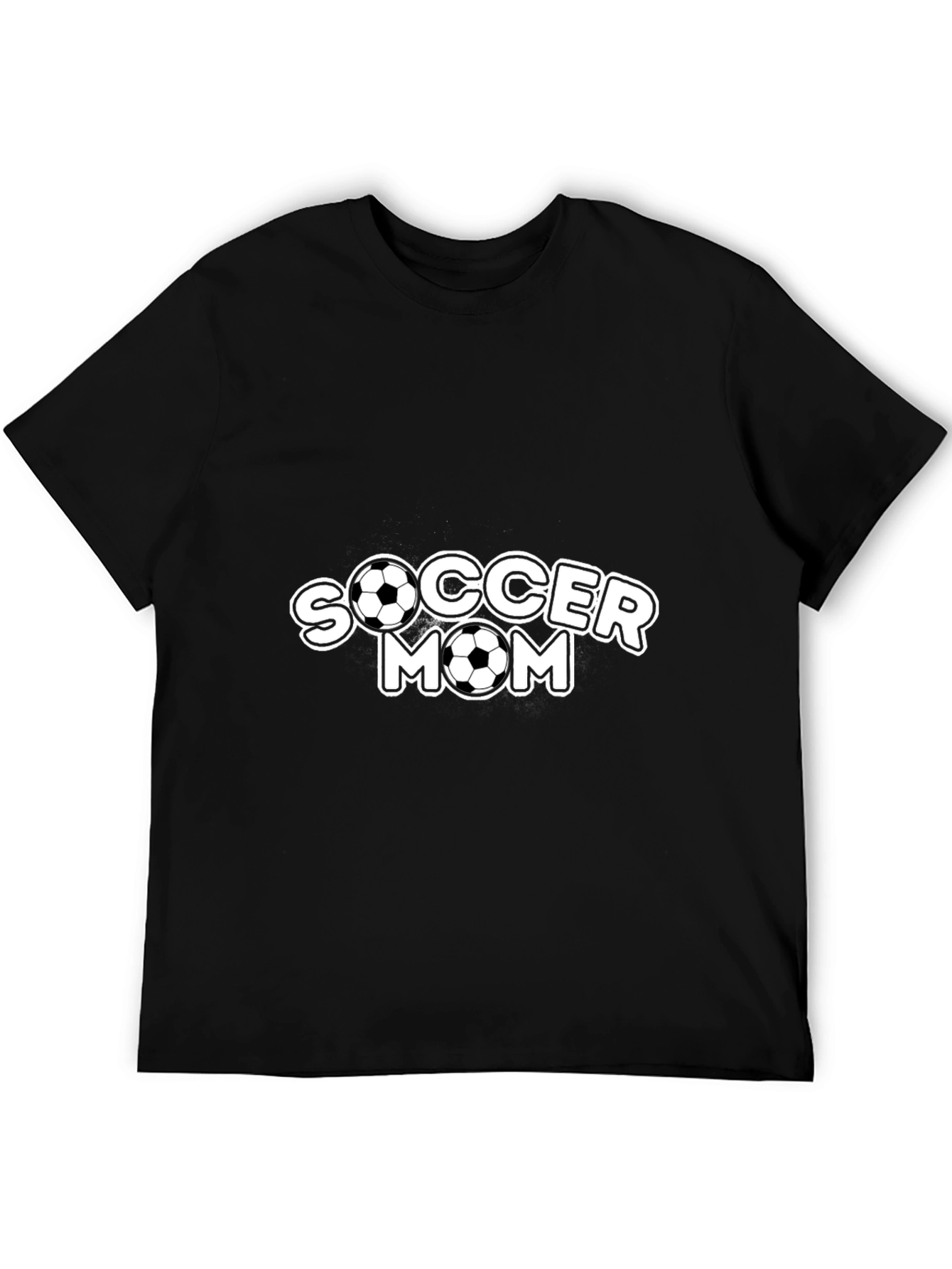 Soccer Mom Graphic T-Shirt - Black