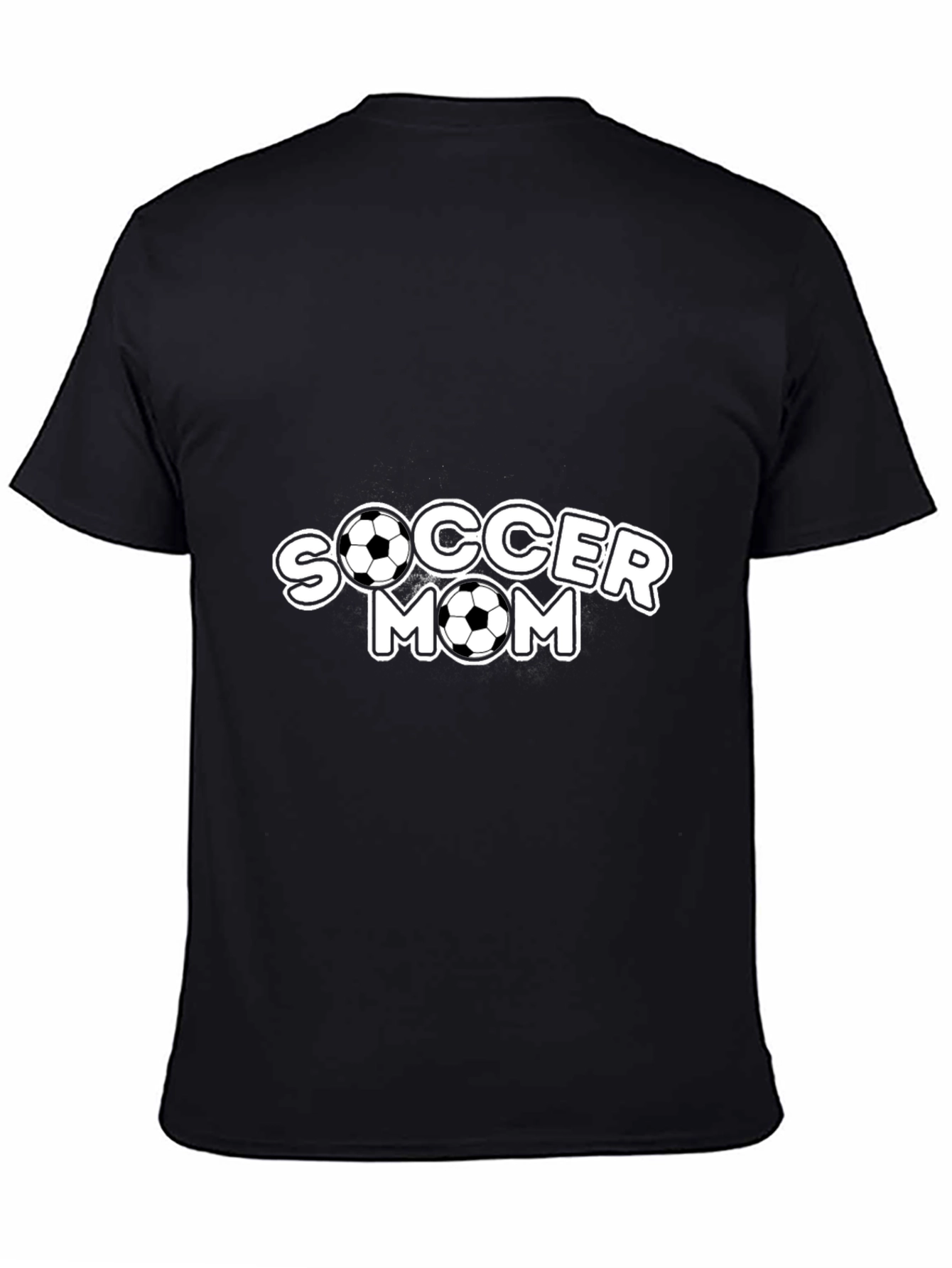 Soccer Mom Graphic T-Shirt - Black