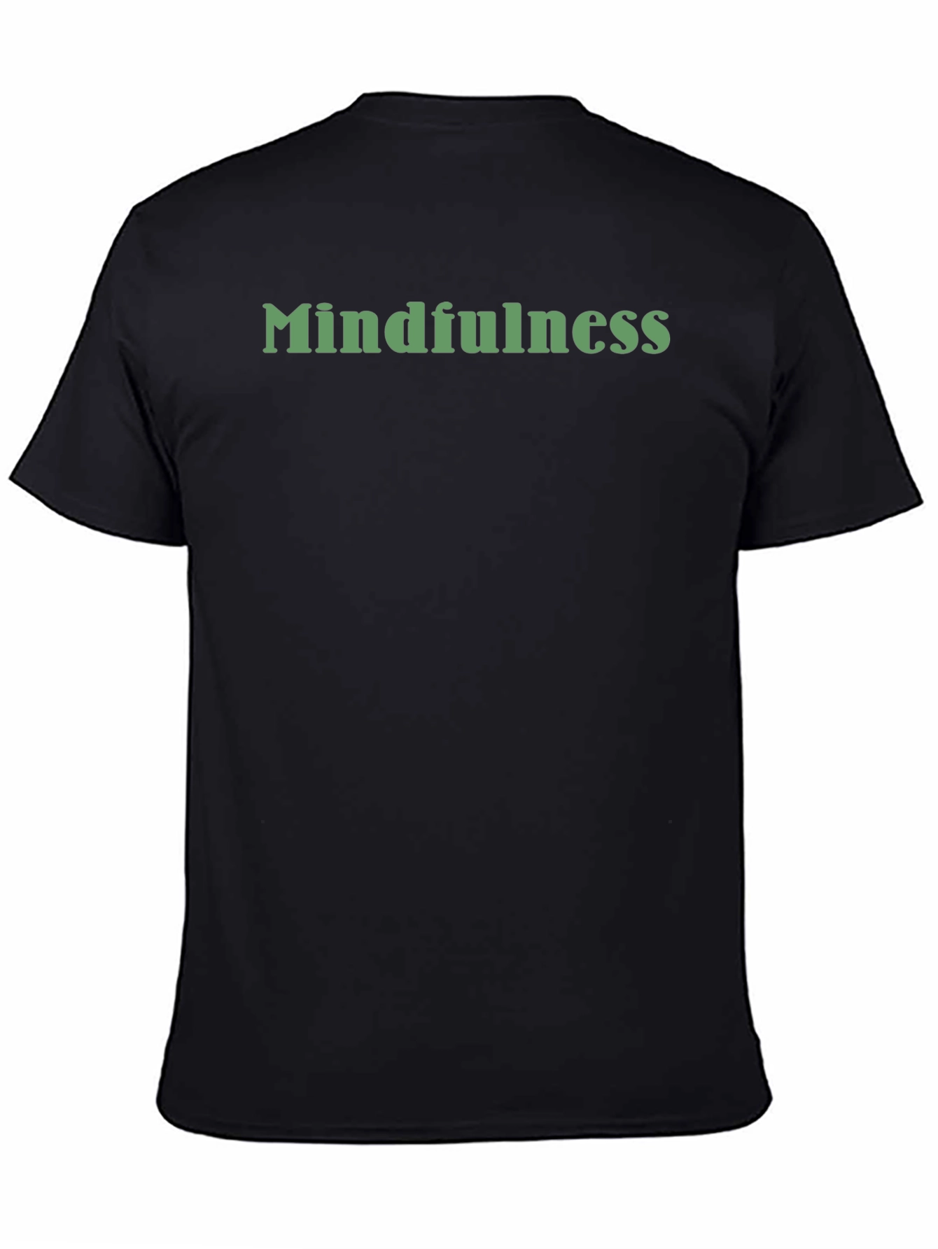 Mindfulness Graphic Print Crew Neck T-Shirt