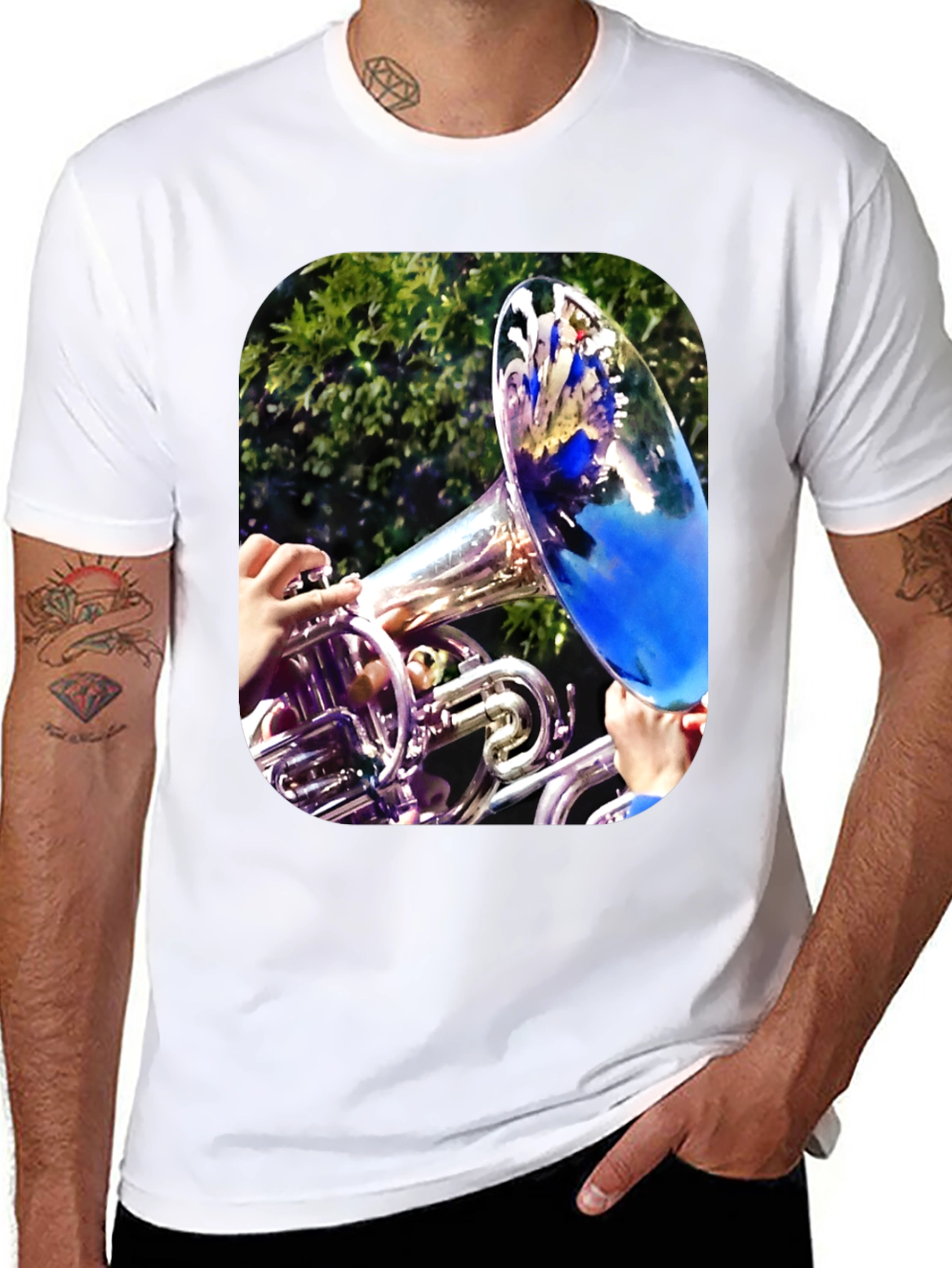 Tuba Player T-Shirt - Music Lovers Tee