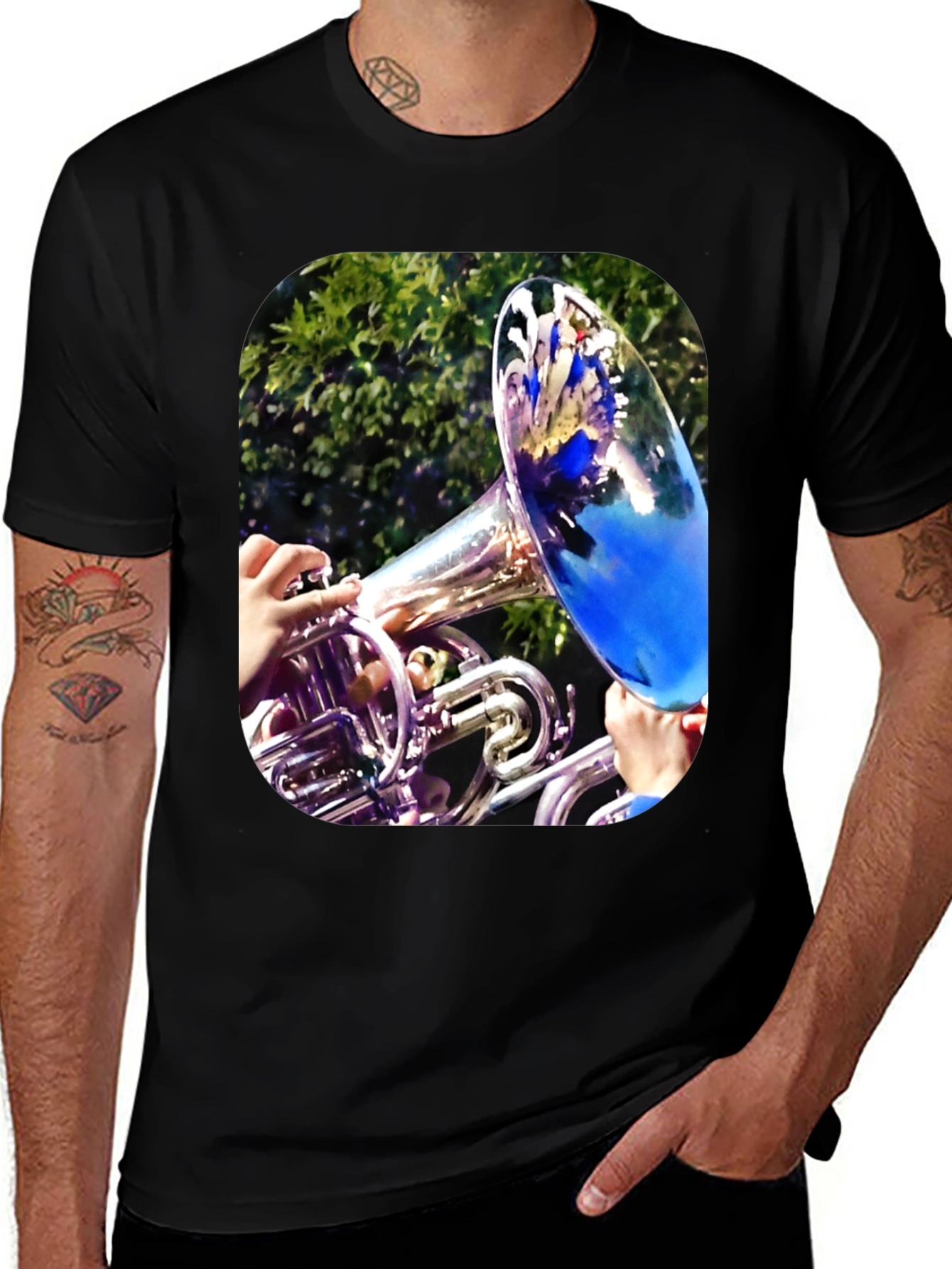 Tuba Player T-Shirt - Music Lovers Tee