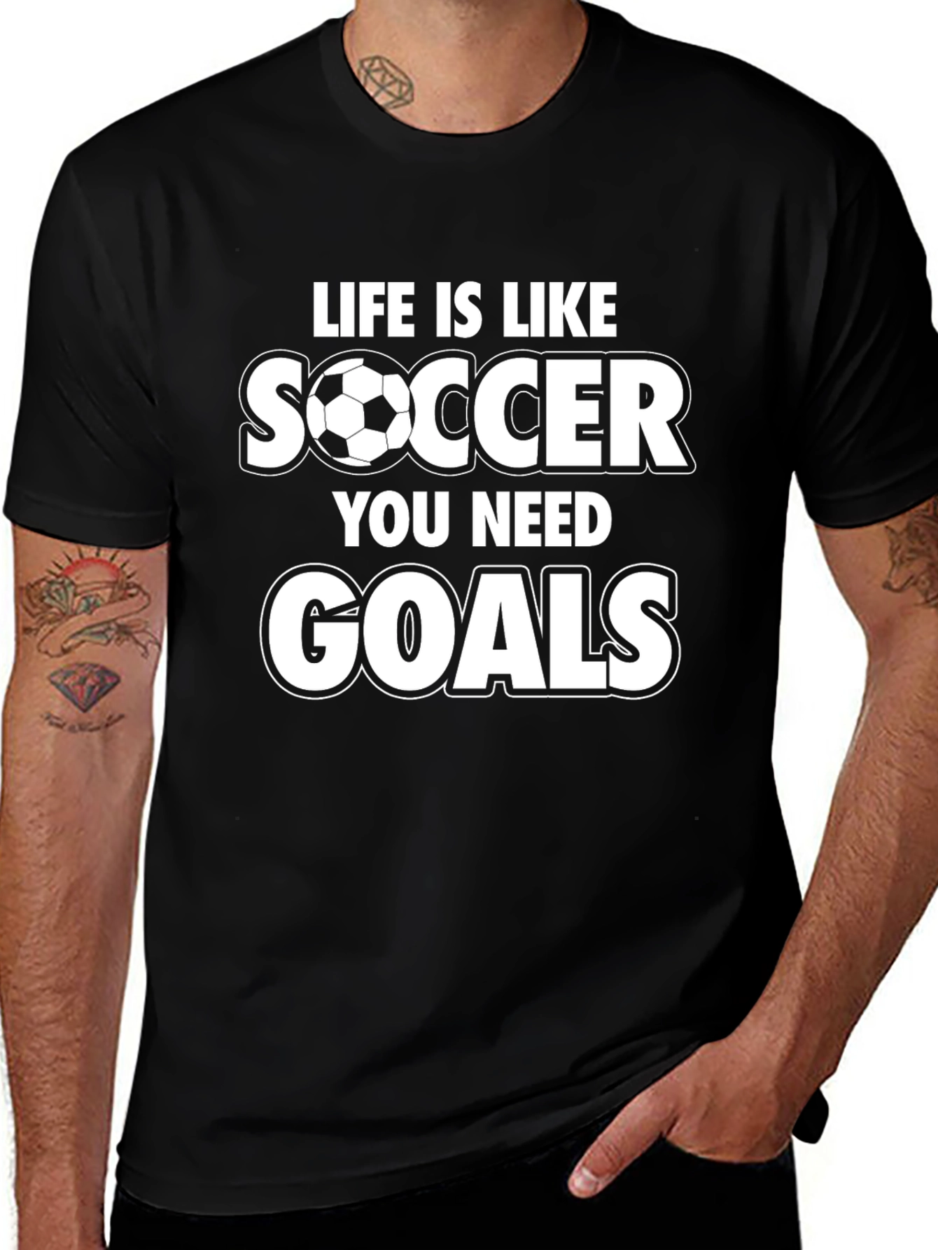 Life is Like Soccer Graphic Tee