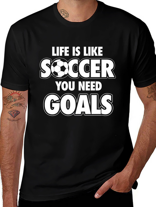 Life is Like Soccer Graphic Tee