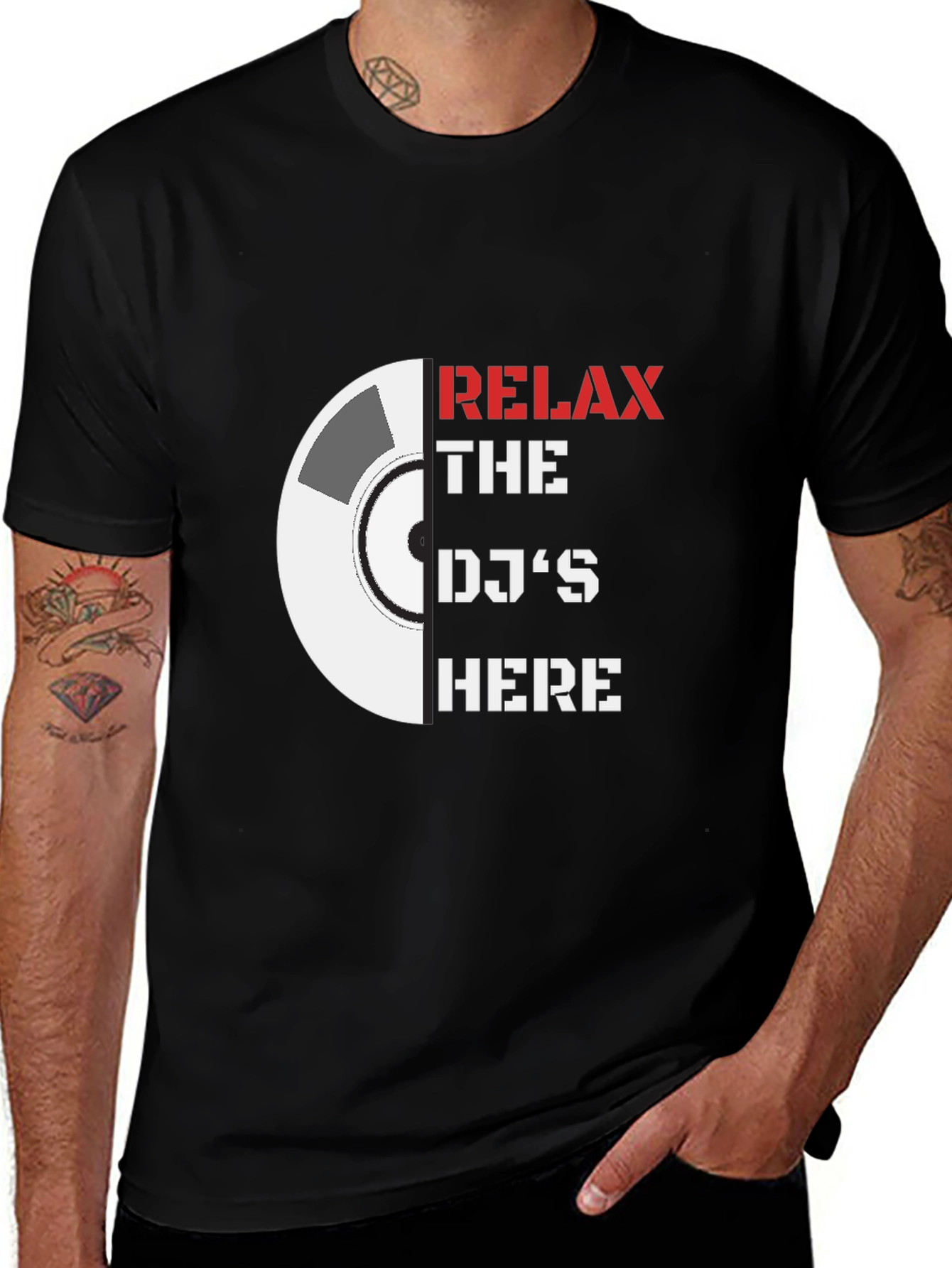 Relax The DJs Here Graphic T-Shirt