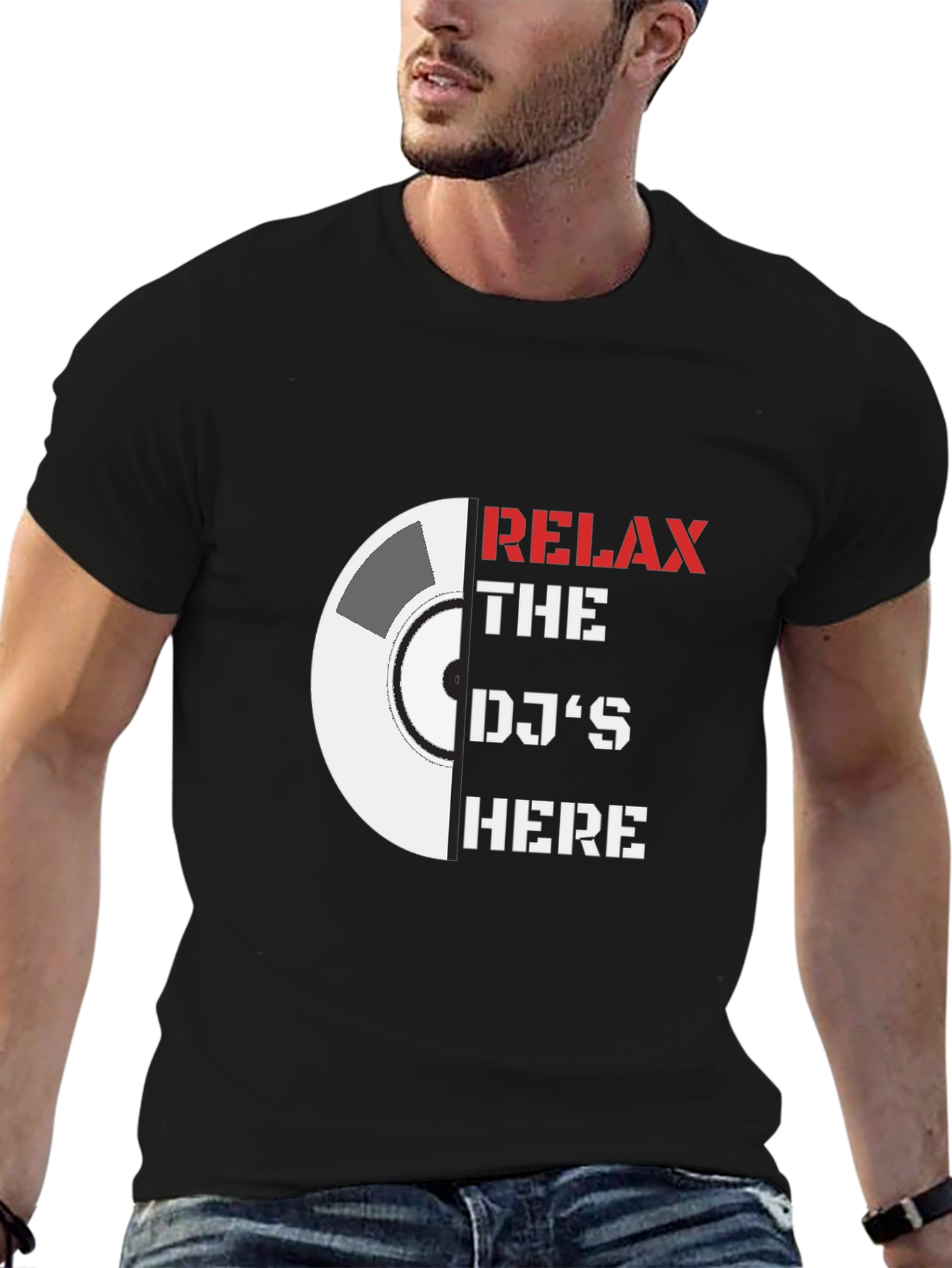 Relax The DJs Here Graphic T-Shirt