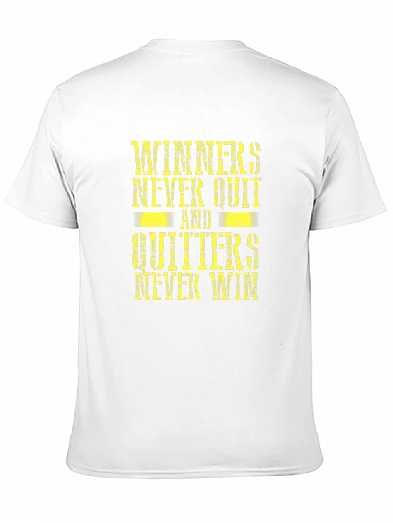 Winners Never Quit T-Shirt - Motivational Graphic Tee