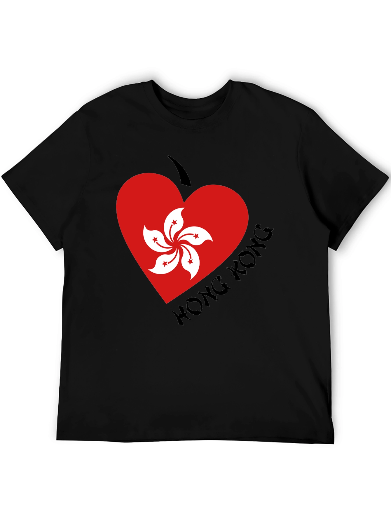 Hong Kong Heart Flag T-Shirt