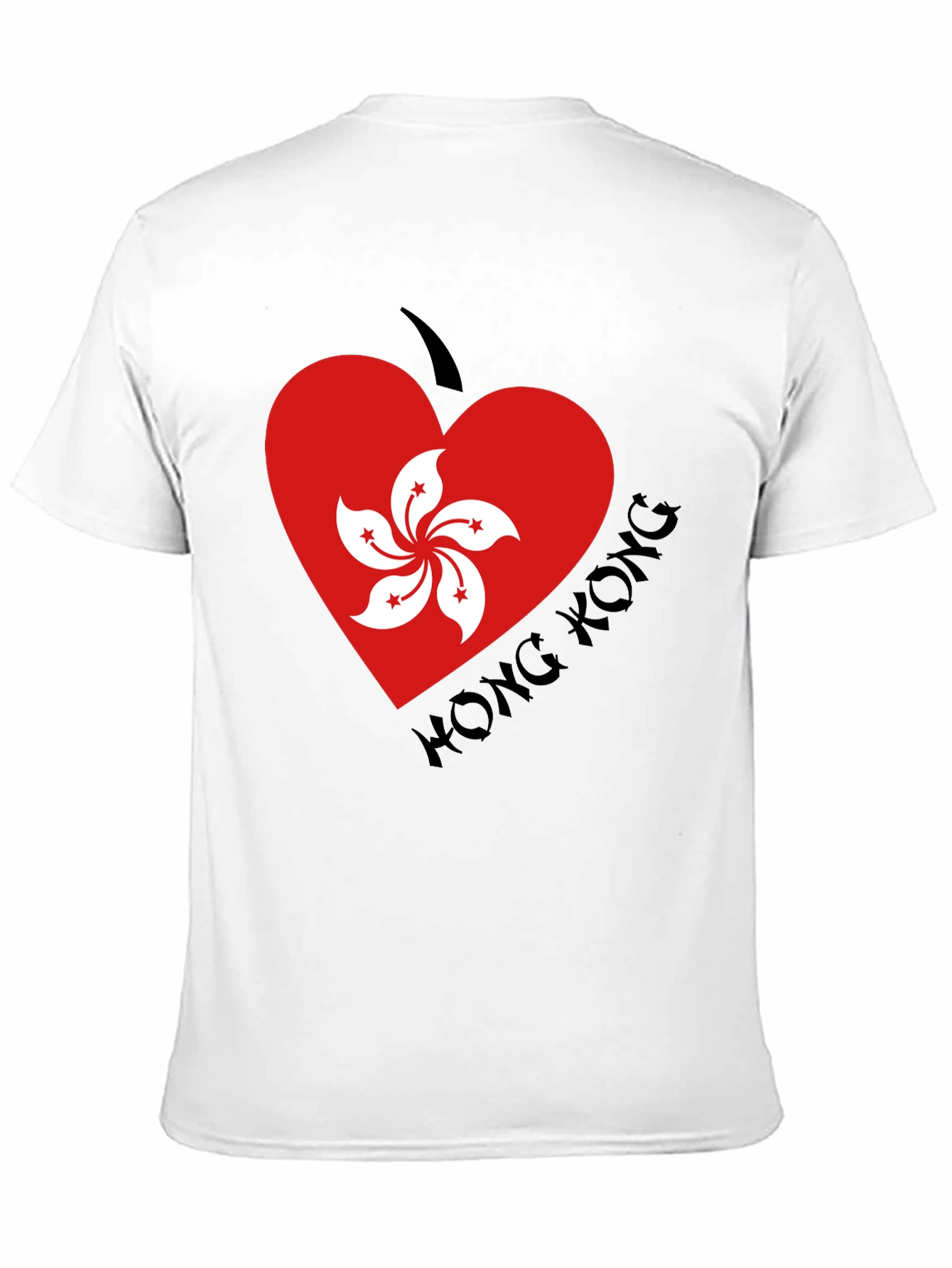Hong Kong Heart Flag T-Shirt