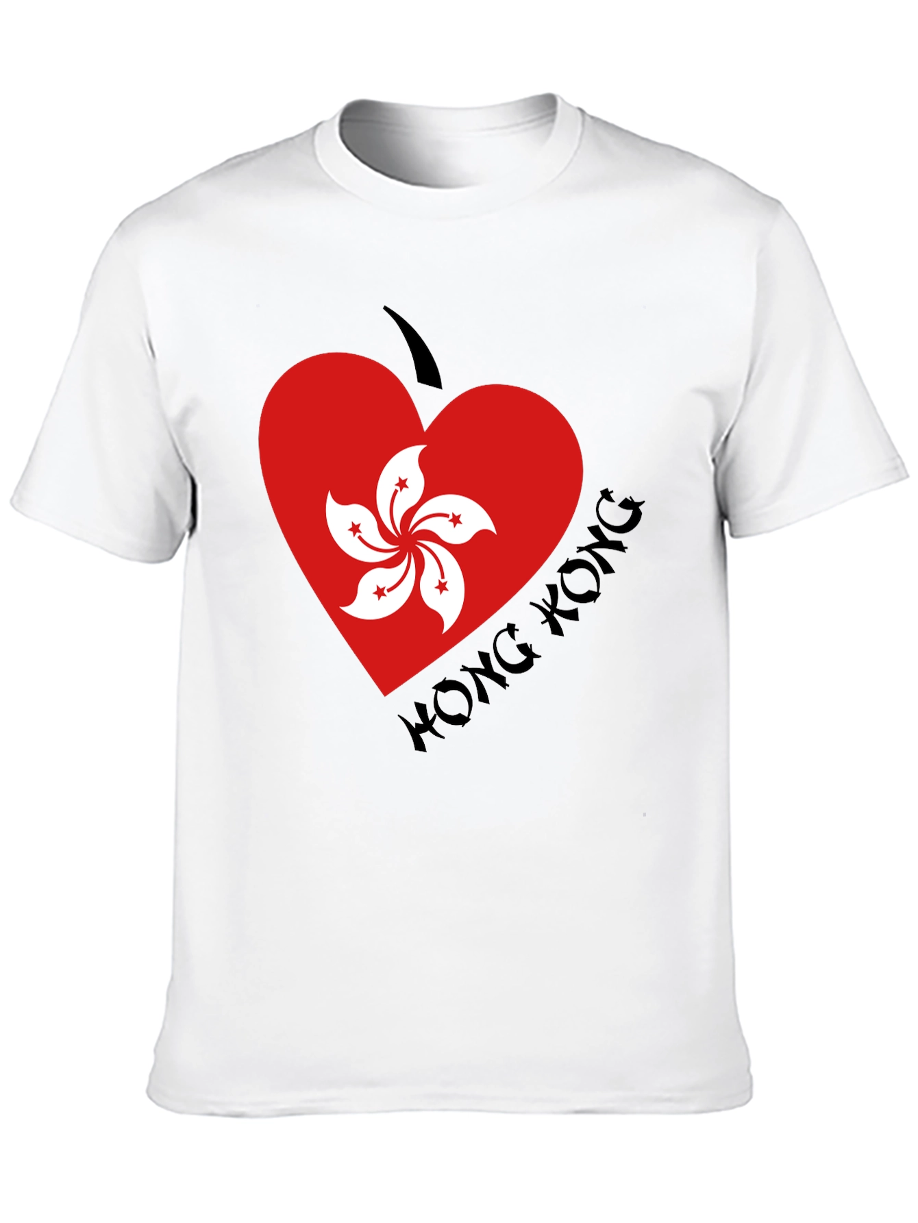 Hong Kong Heart Flag T-Shirt