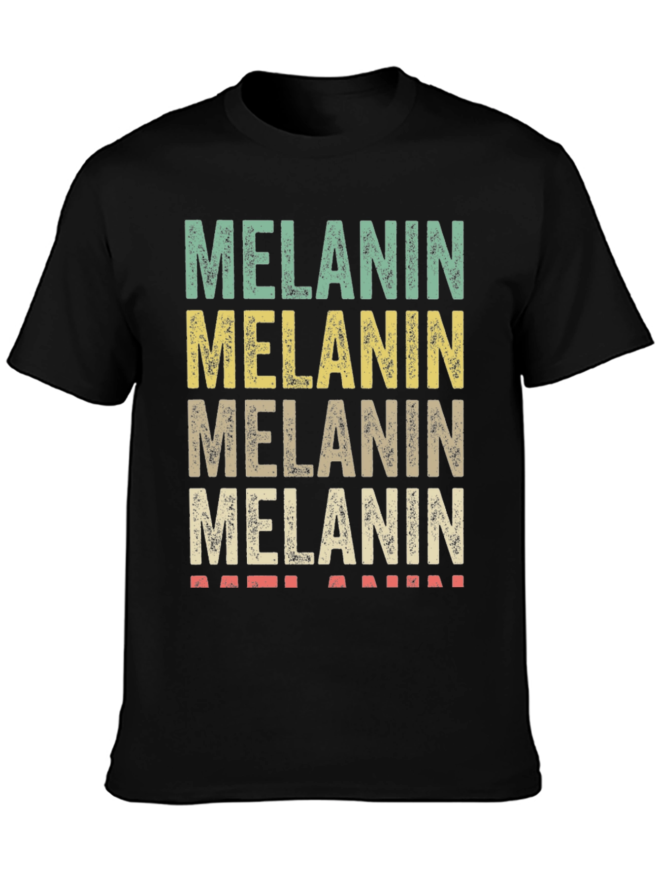 Melanin Pride Retro T-Shirt