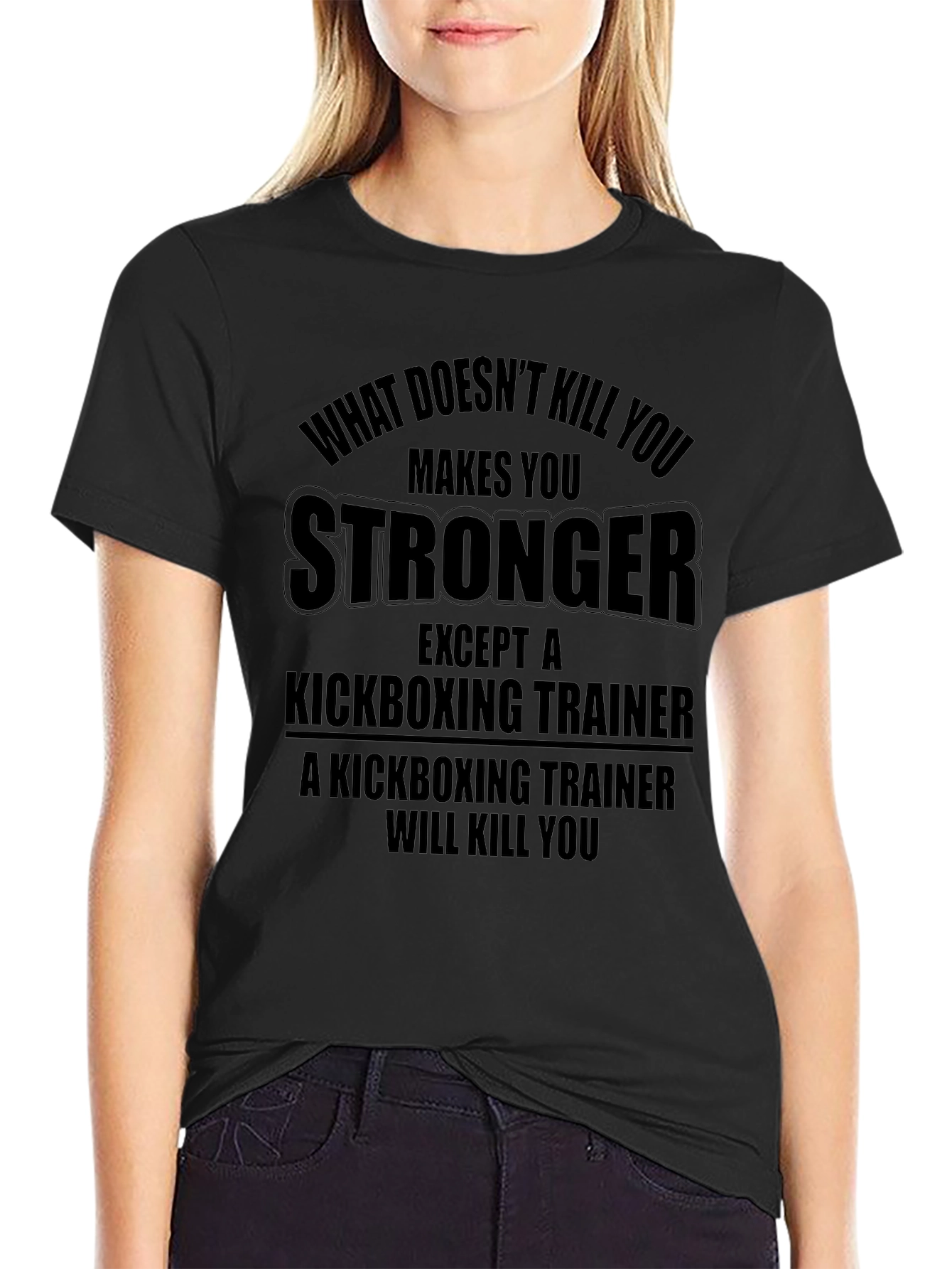 Kickboxing Trainer T-Shirt - Funny Gym Workout Tee