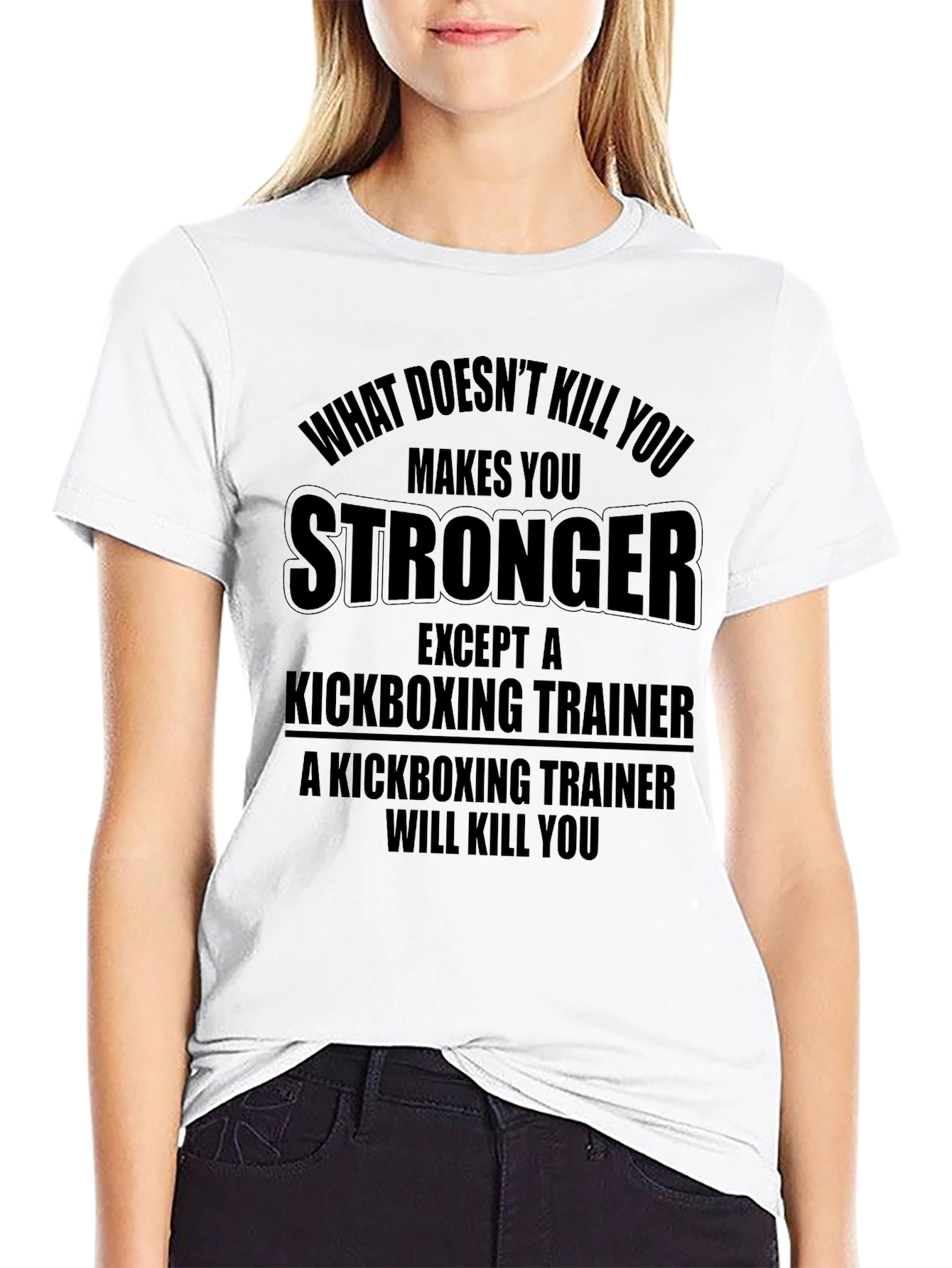 Kickboxing Trainer T-Shirt - Funny Gym Workout Tee