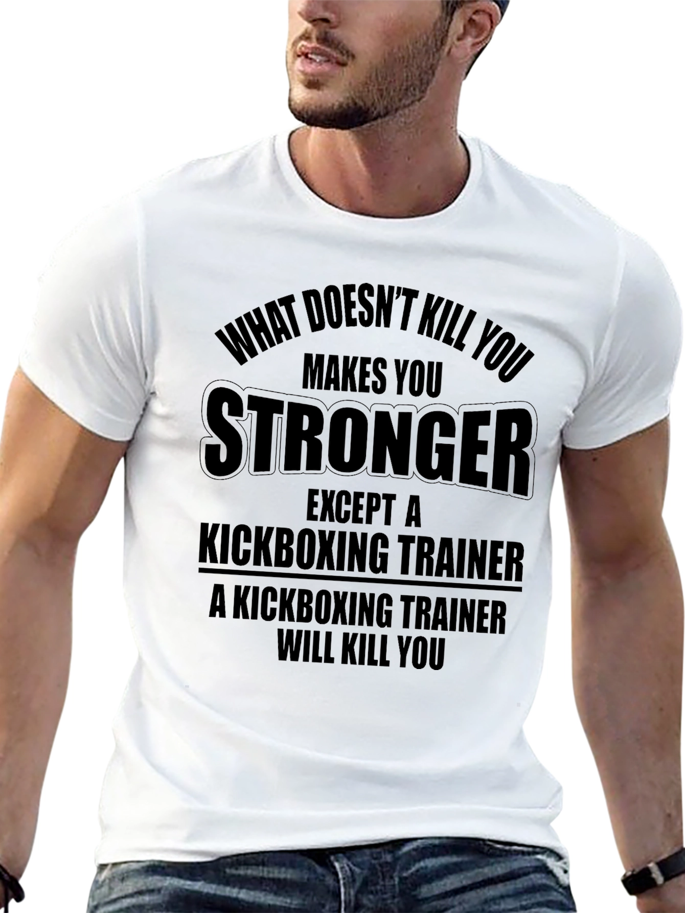 Kickboxing Trainer T-Shirt - Funny Gym Workout Tee