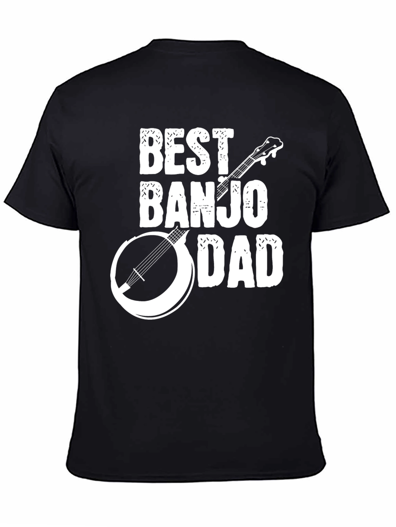 Best Banjo Dad T-Shirt - Musical Fathers Day Gift