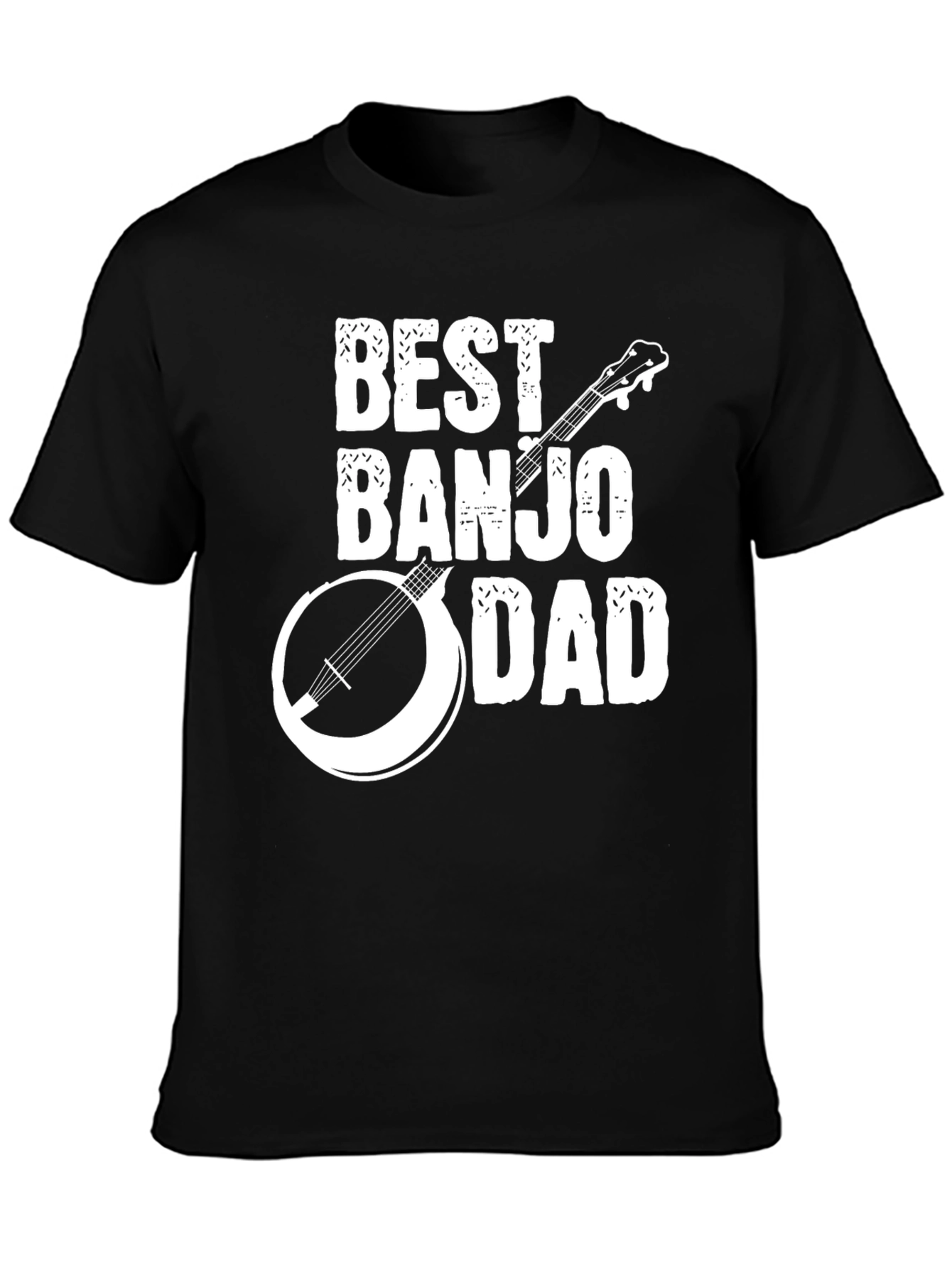 Best Banjo Dad T-Shirt - Musical Fathers Day Gift