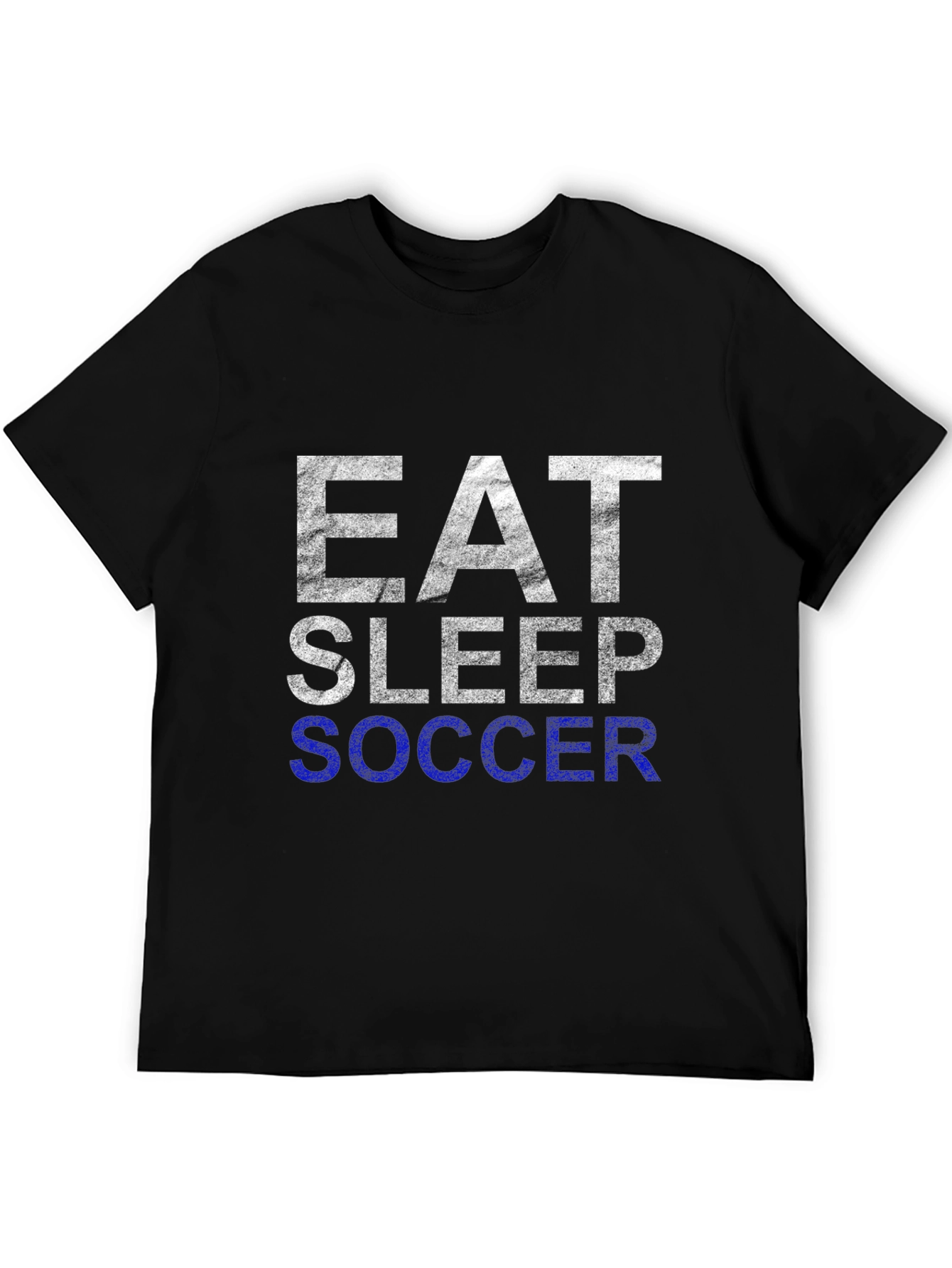 Eat Sleep Soccer Black T-Shirt