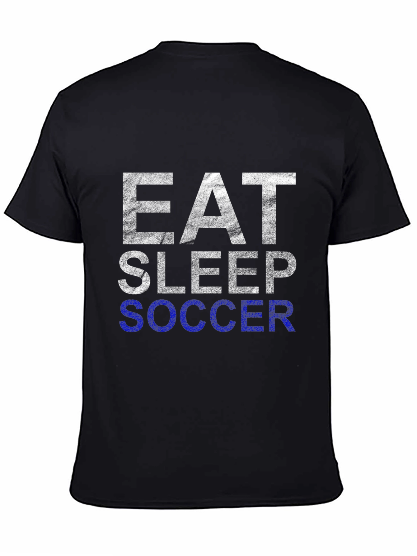 Eat Sleep Soccer Black T-Shirt