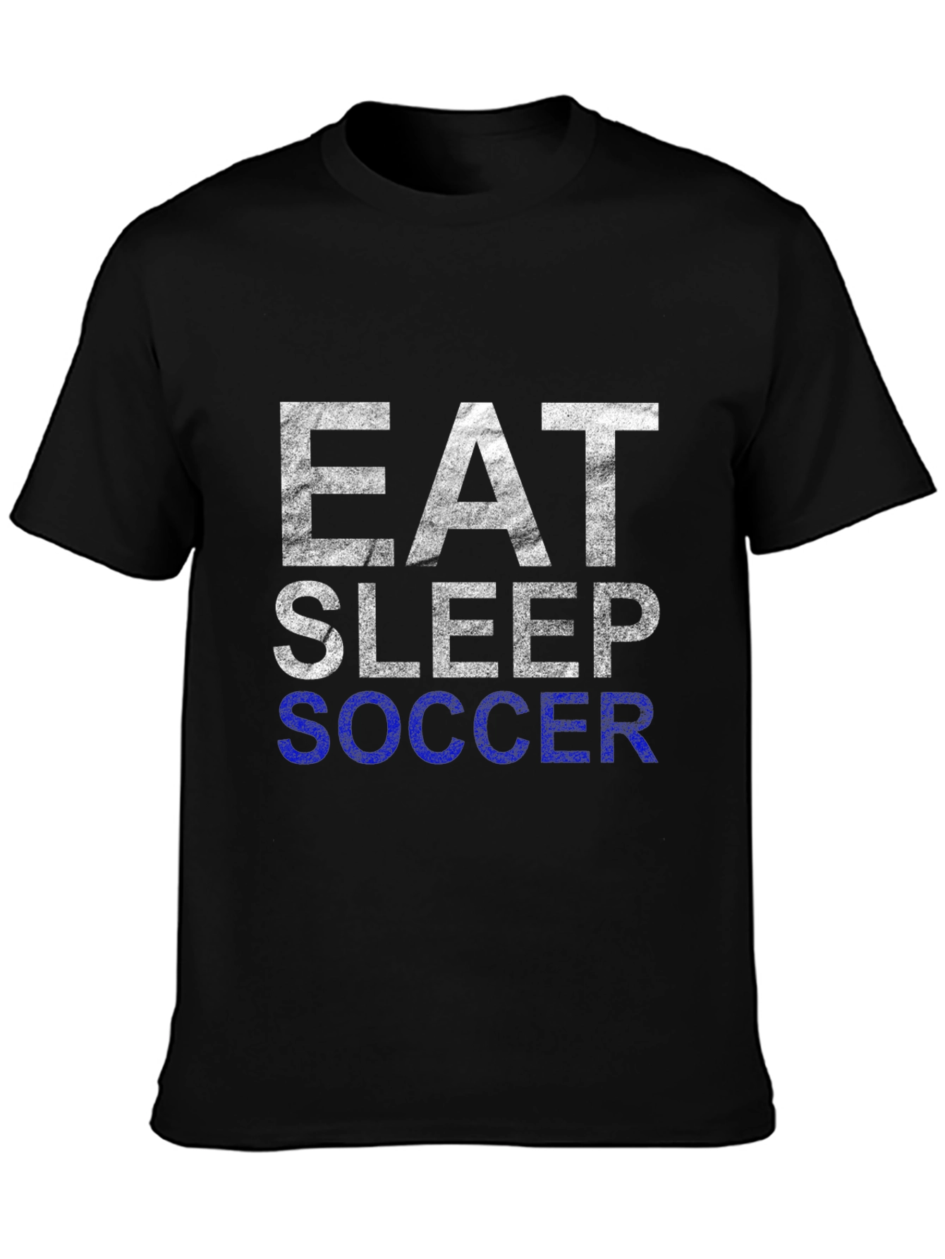 Eat Sleep Soccer Black T-Shirt