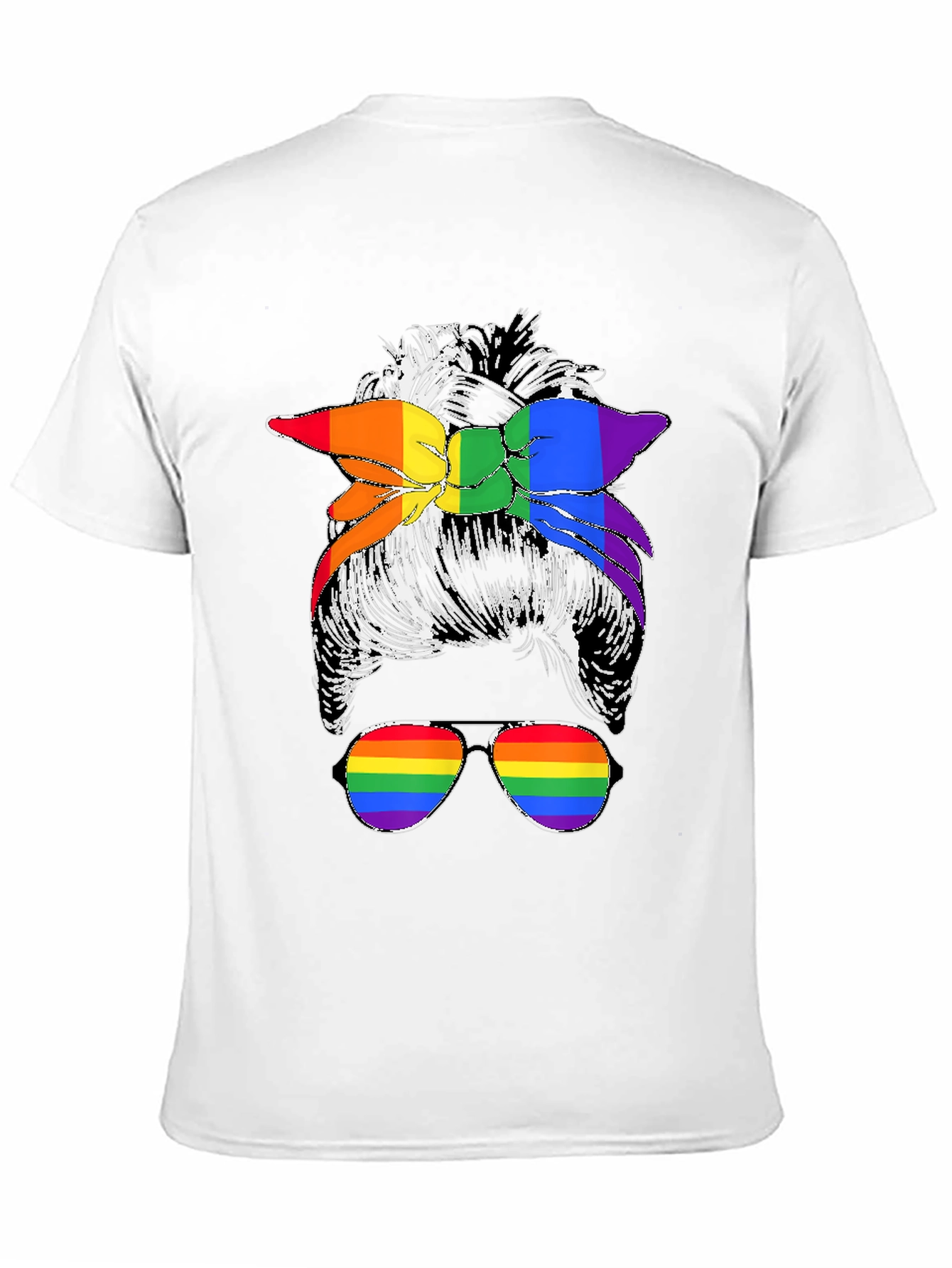 Messy Bun LGBTQ Pride T-Shirt