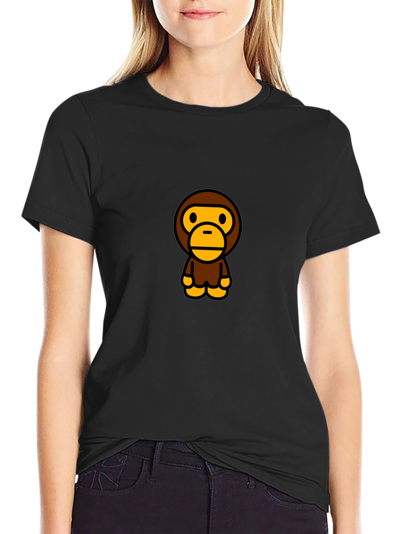 A Bathing Ape Cartoon Graphic Tee