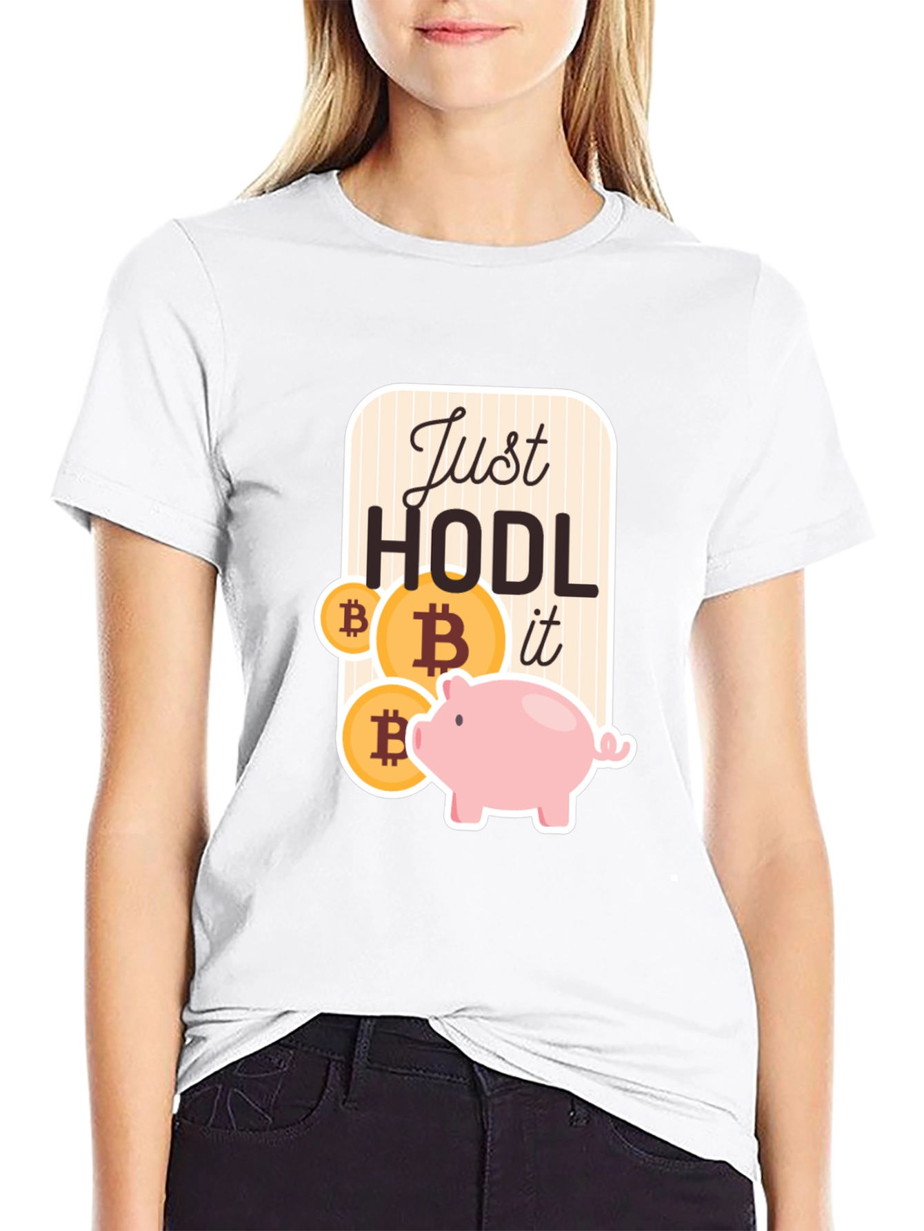 Just HODL it Bitcoin T-Shirt