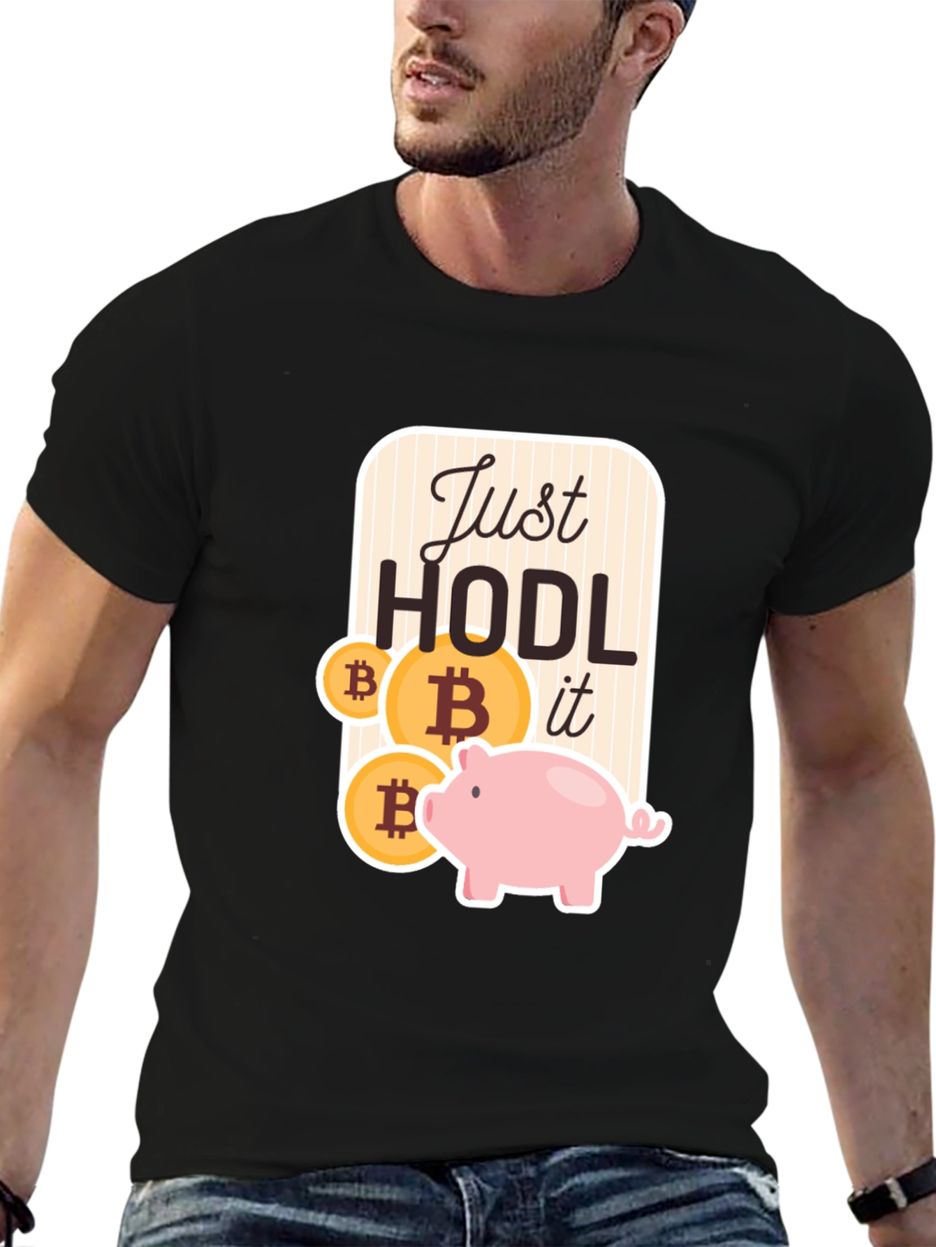 Just HODL it Bitcoin T-Shirt