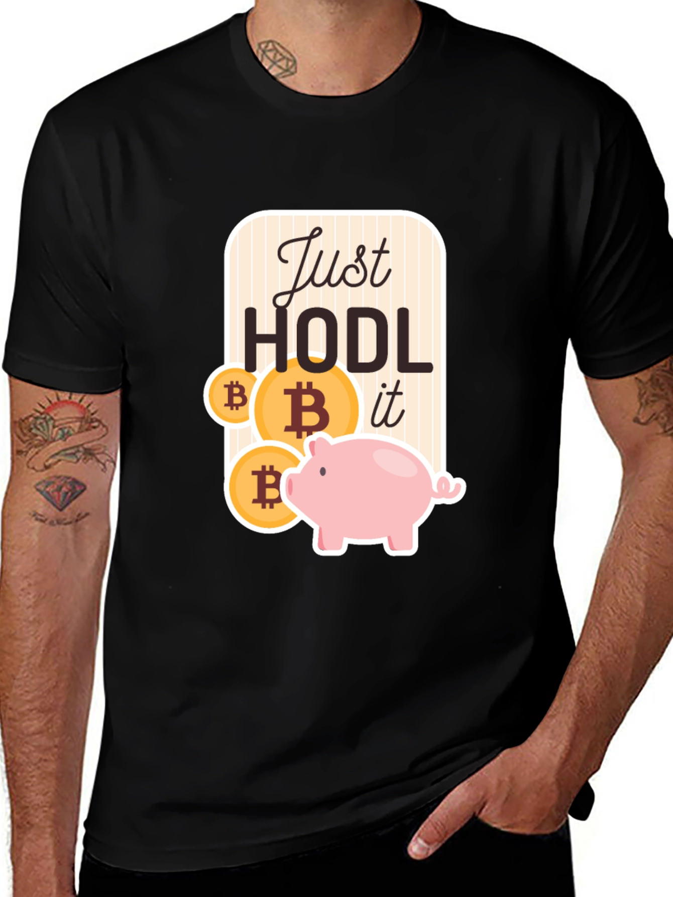 Just HODL it Bitcoin T-Shirt