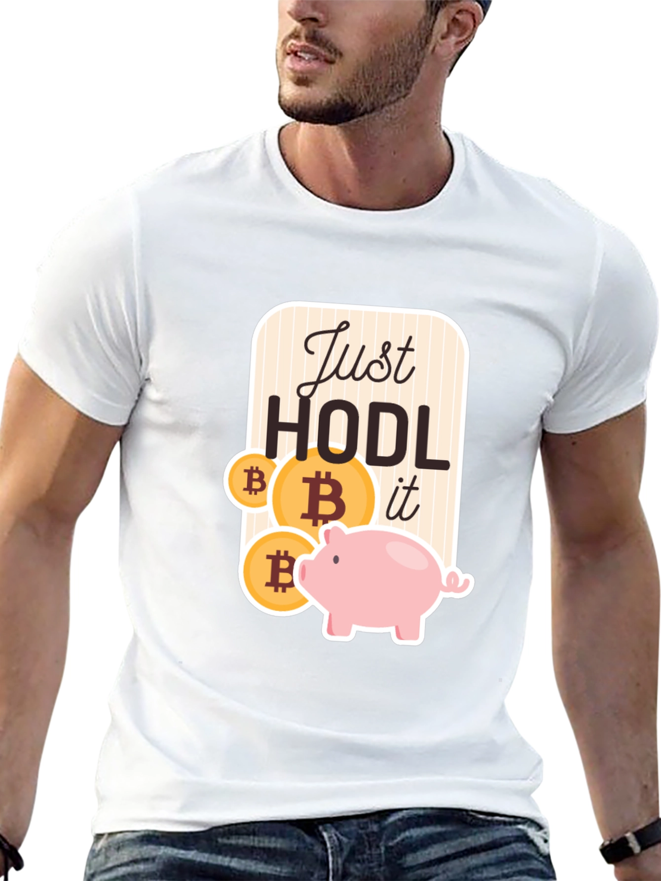 Just HODL it Bitcoin T-Shirt