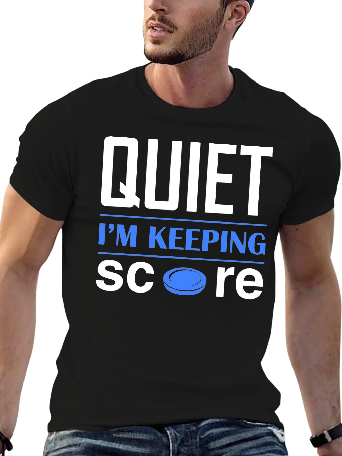 Quiet Im Keeping Score Graphic T-Shirt