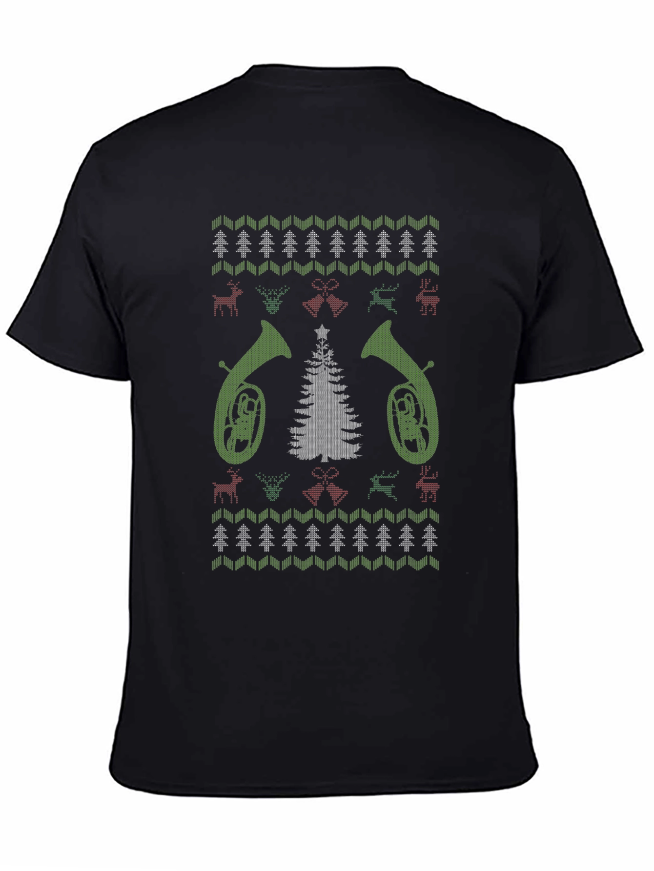 Ugly Christmas Tuba Sweater T-Shirt